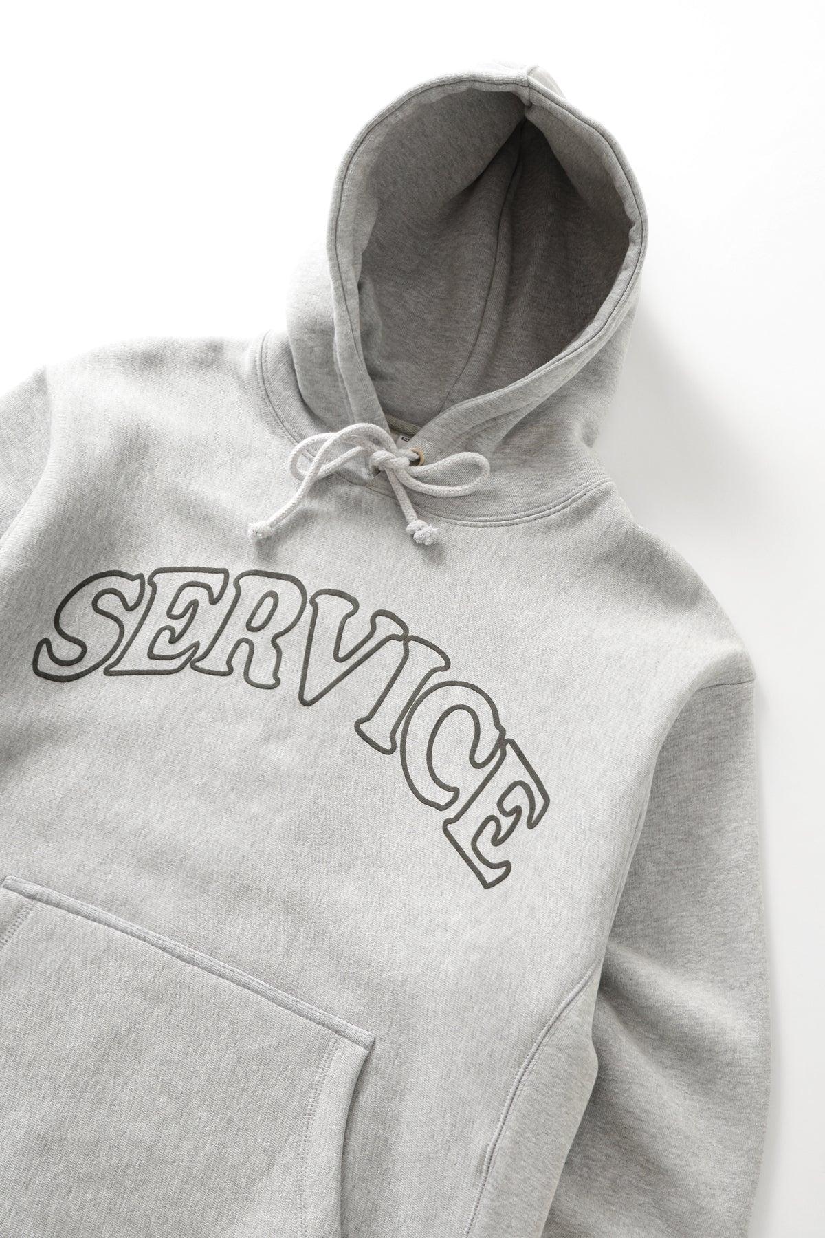 Service Works - Arch Logo Hoodie - Marl Grey Product Image