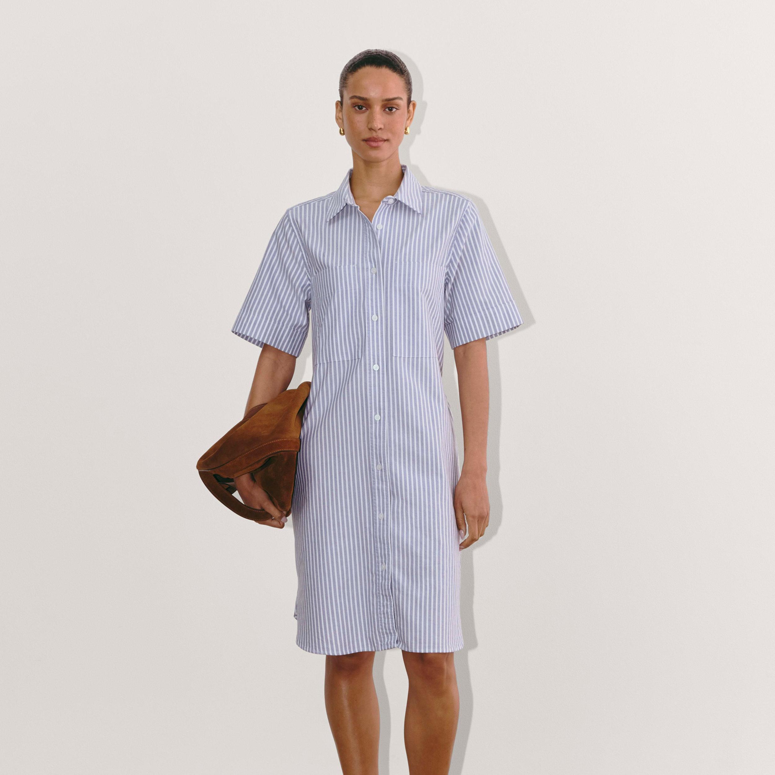 The Oxford Short-Sleeve Shirt Dress Product Image