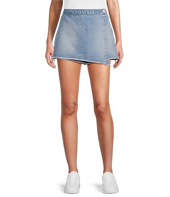 Rolla's Layla High Rise Sunshine Blue Denim Skort Product Image