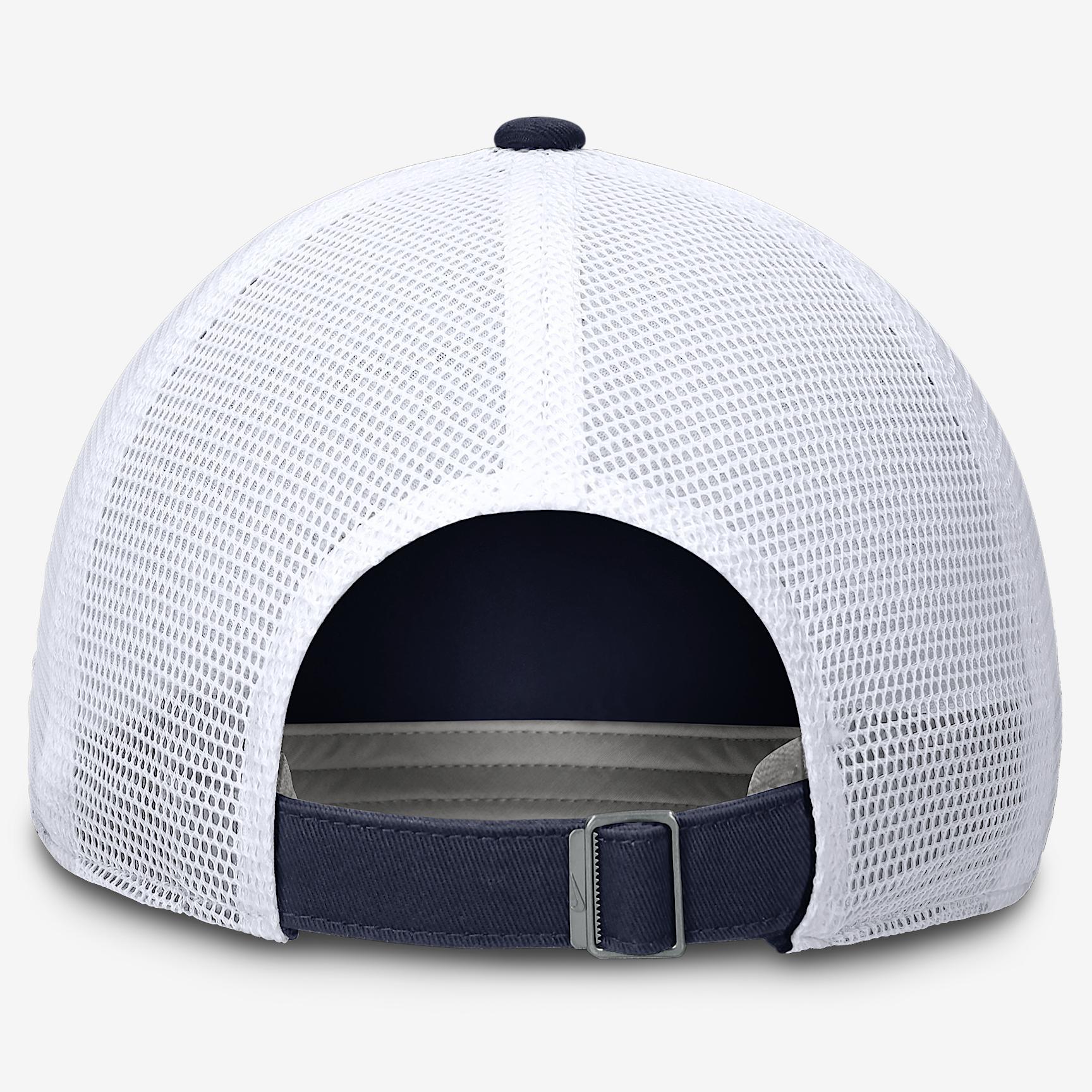 West Virginia Mountaineers Primetime Club Men's Nike College Trucker Adjustable Hat Product Image