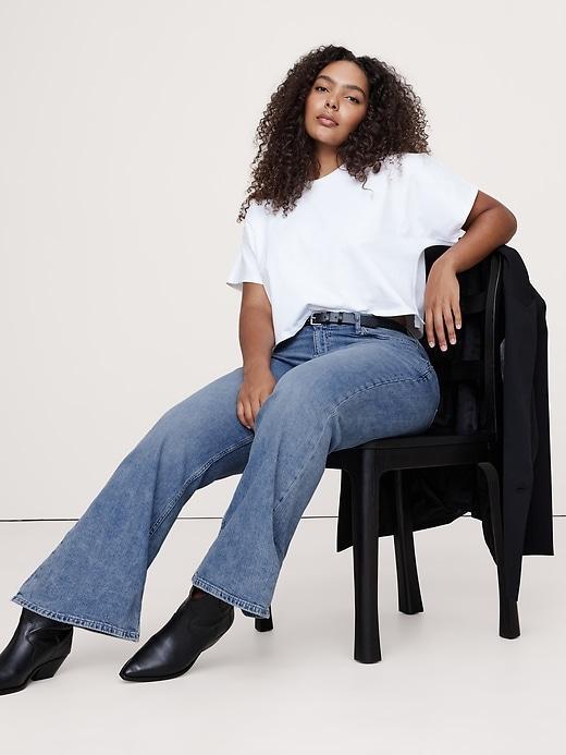 High-Rise Relaxed Flare Jean Product Image