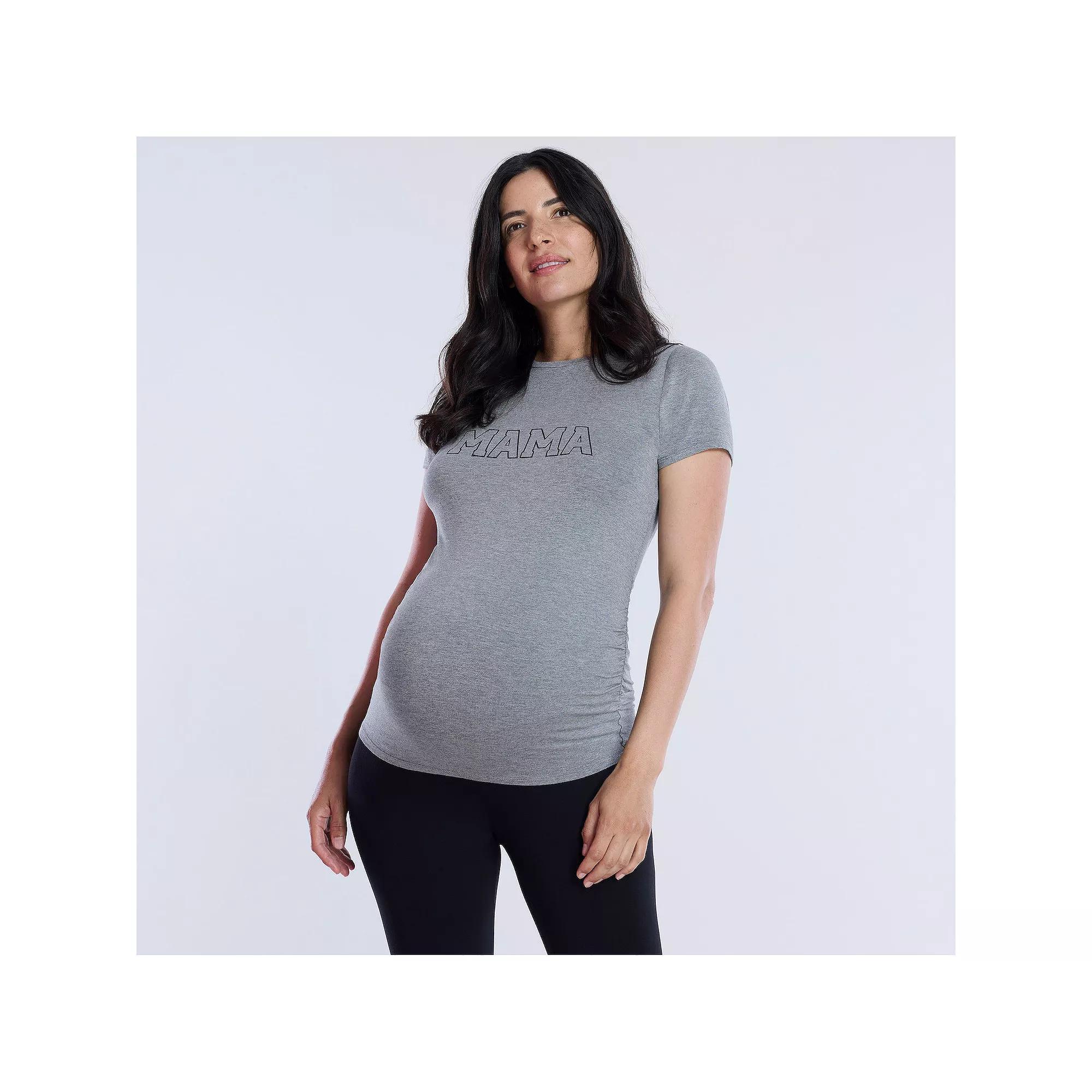 Maternity Motherhood® Mama Graphic Tee, Women's, Size: XS-MAT, Animal Mama Product Image