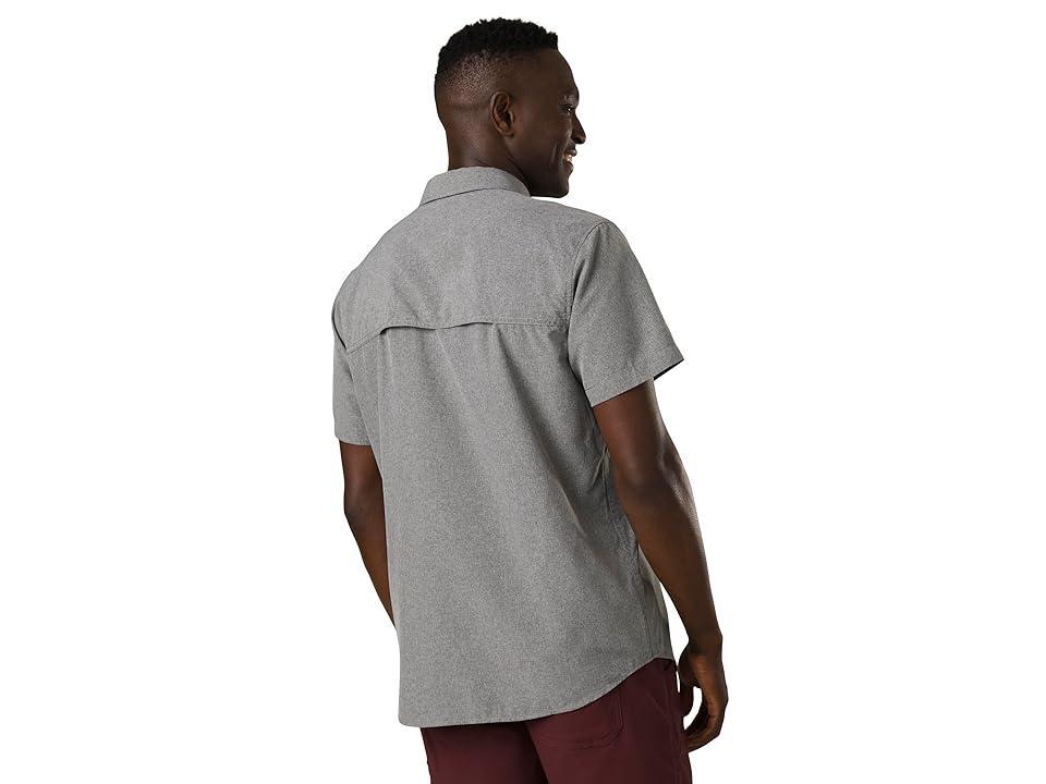 Prana Lost Sol Short Sleeve Shirt Slim Fit (Chalk) Men's Clothing Product Image
