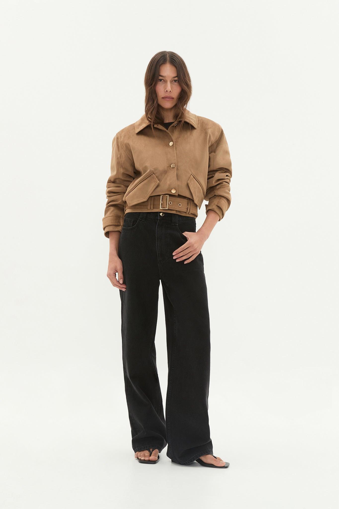 Calyx Vegan Suede Jacket Product Image