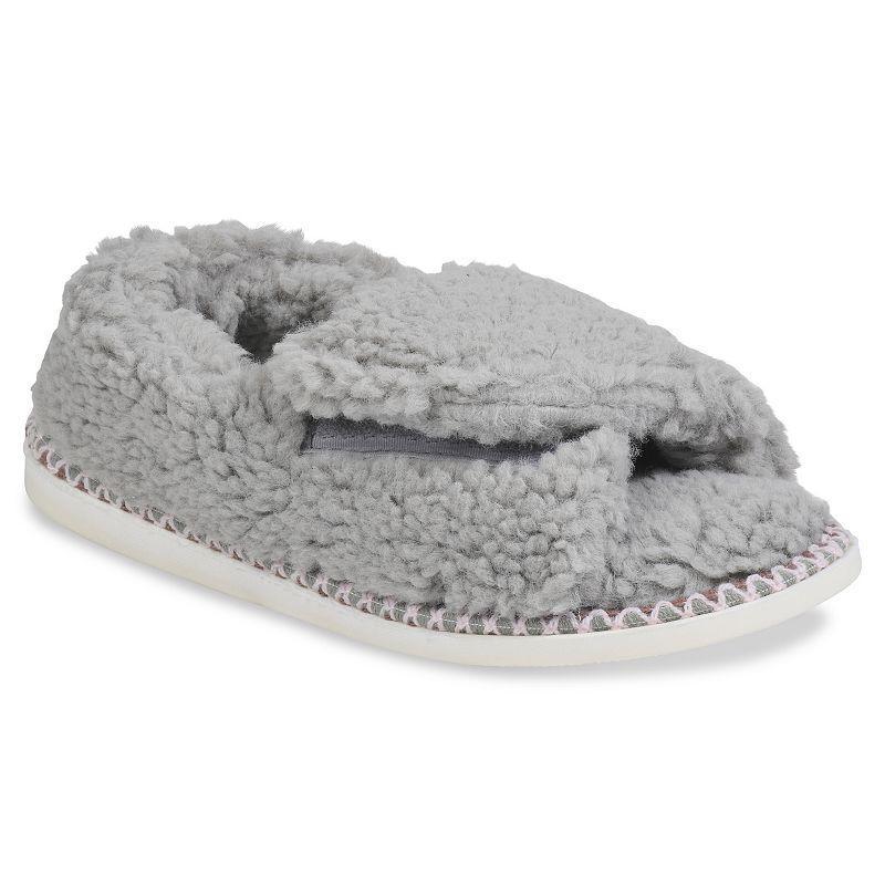 GaaHuu® Berber Adjustable Scuff Women's Slippers, Size: Small, Grey Product Image
