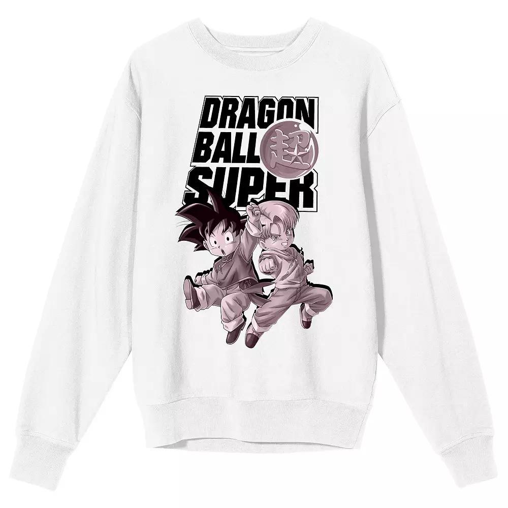 Men's Dragon Ball Super Chibi Art Graphic Tee, Size: XL, White Product Image