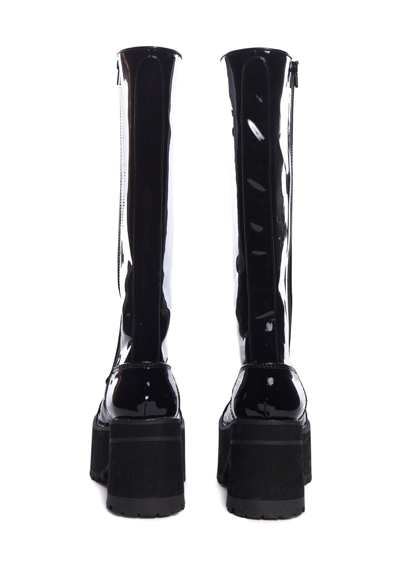 Patent Ranger-302 Knee High Boots Male Product Image