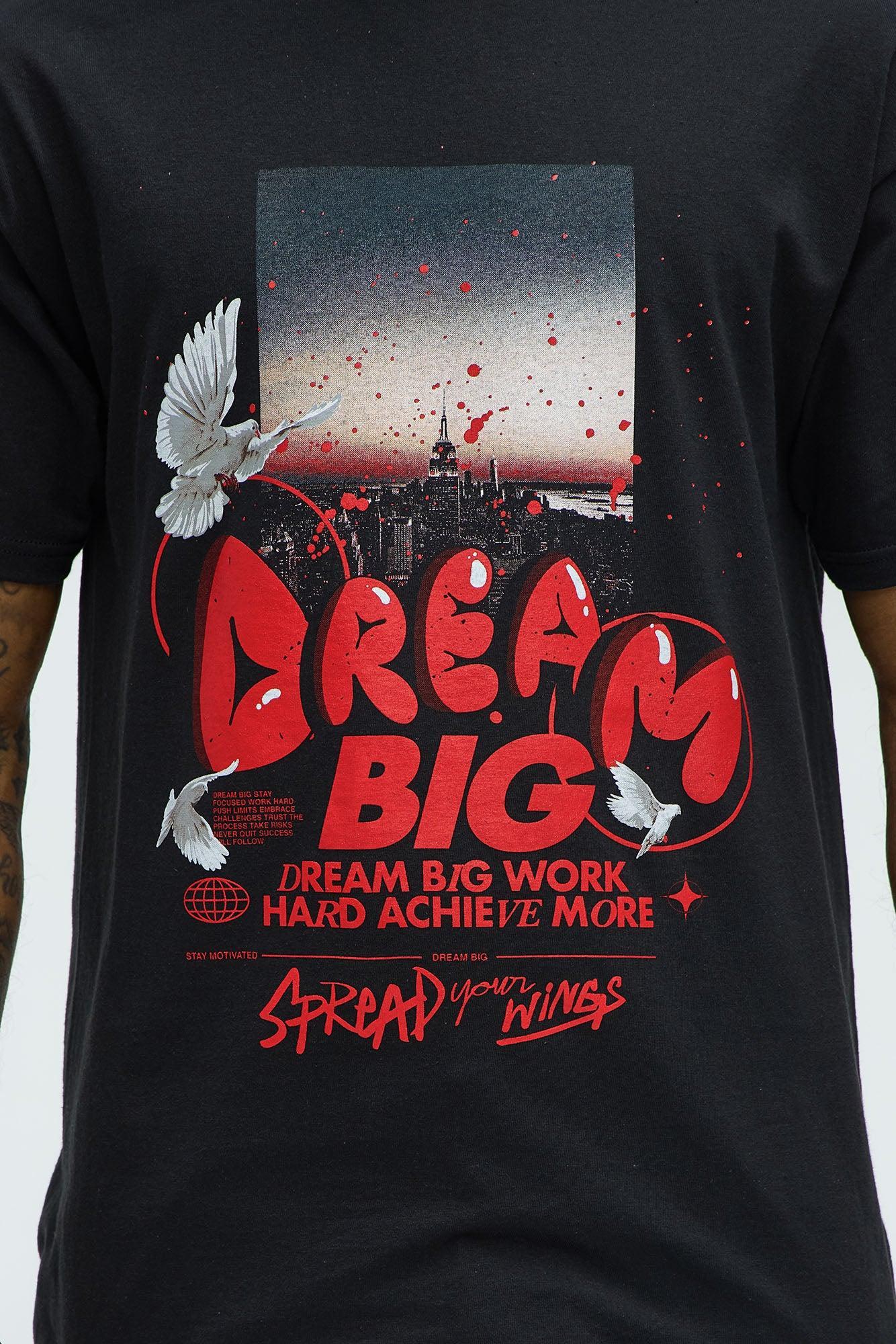 Dream Big In The City Short Sleeve Tee - Black Product Image
