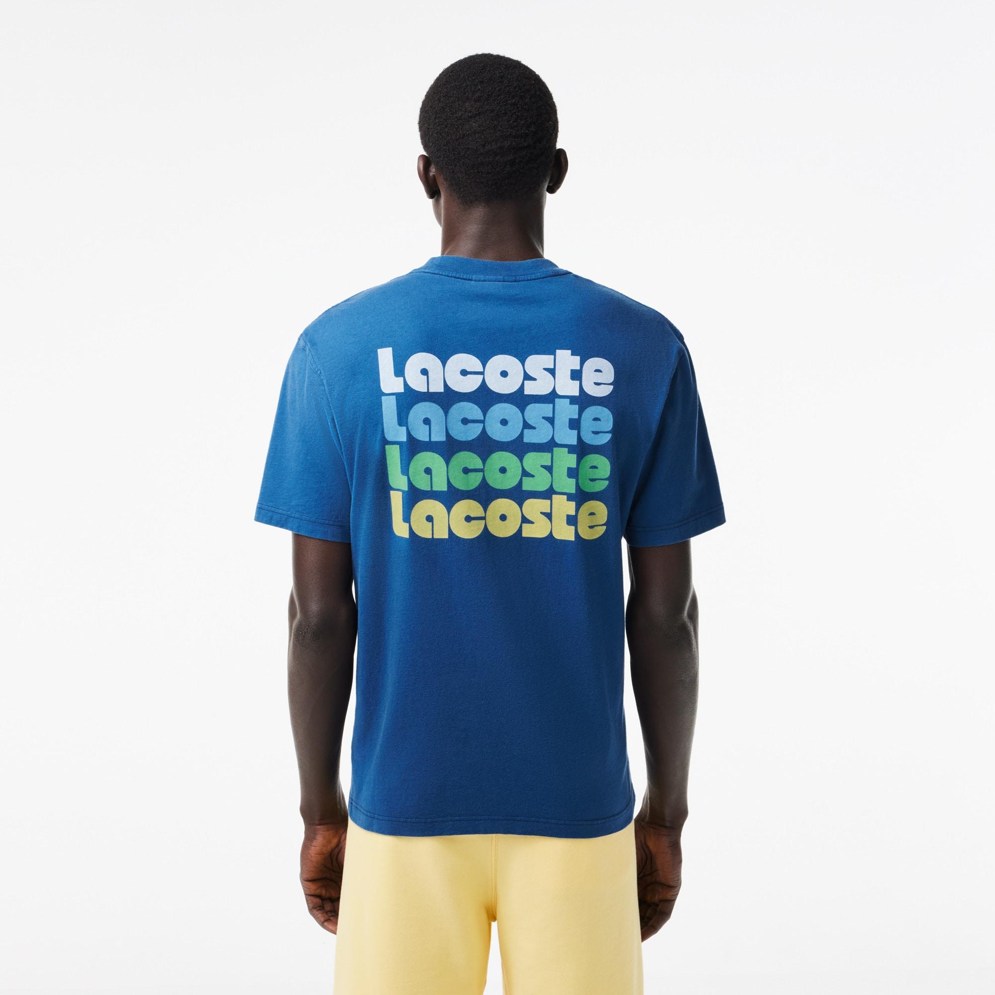 Men's Washed Effect Ombré Print T-Shirt Product Image