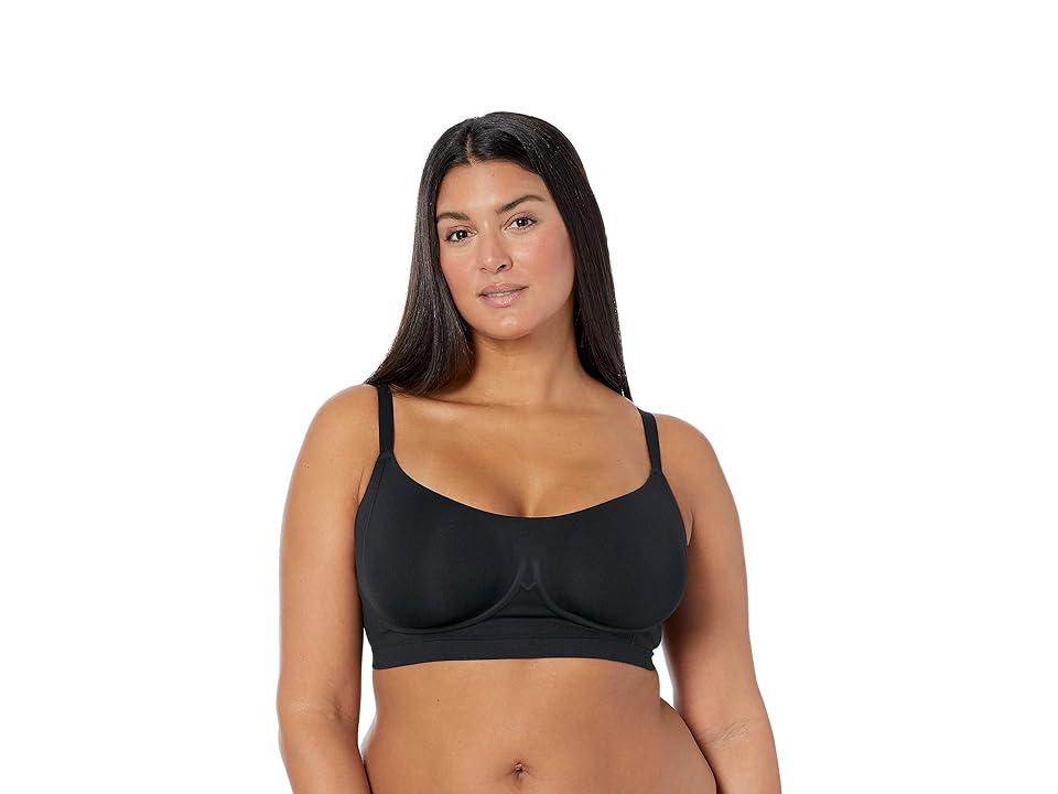 Calvin Klein Womens Bonded Flex Unlined Balconette Bralette - Black - S Product Image