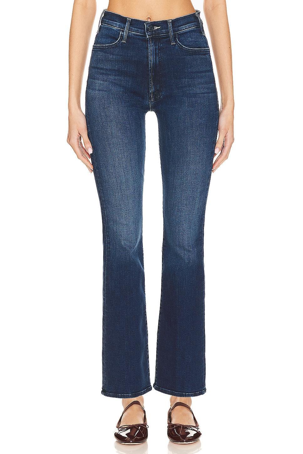 Mother The Hustler High Rise Ankle Flare Jeans in Heirloom Product Image