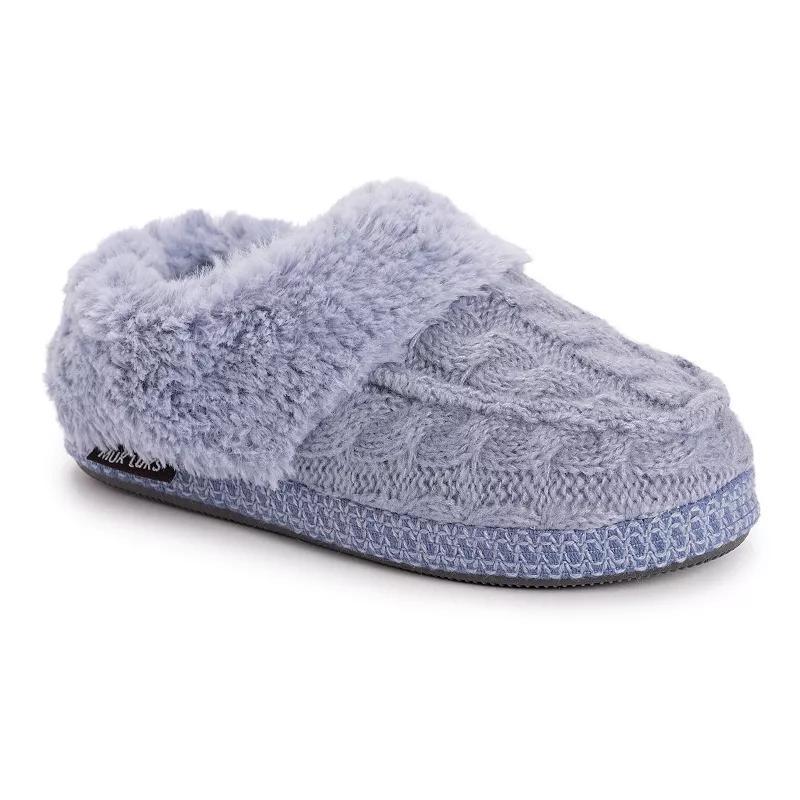 Women's MUK LUKS Moselle Clog Slippers, Size: Small, Moonstone Product Image