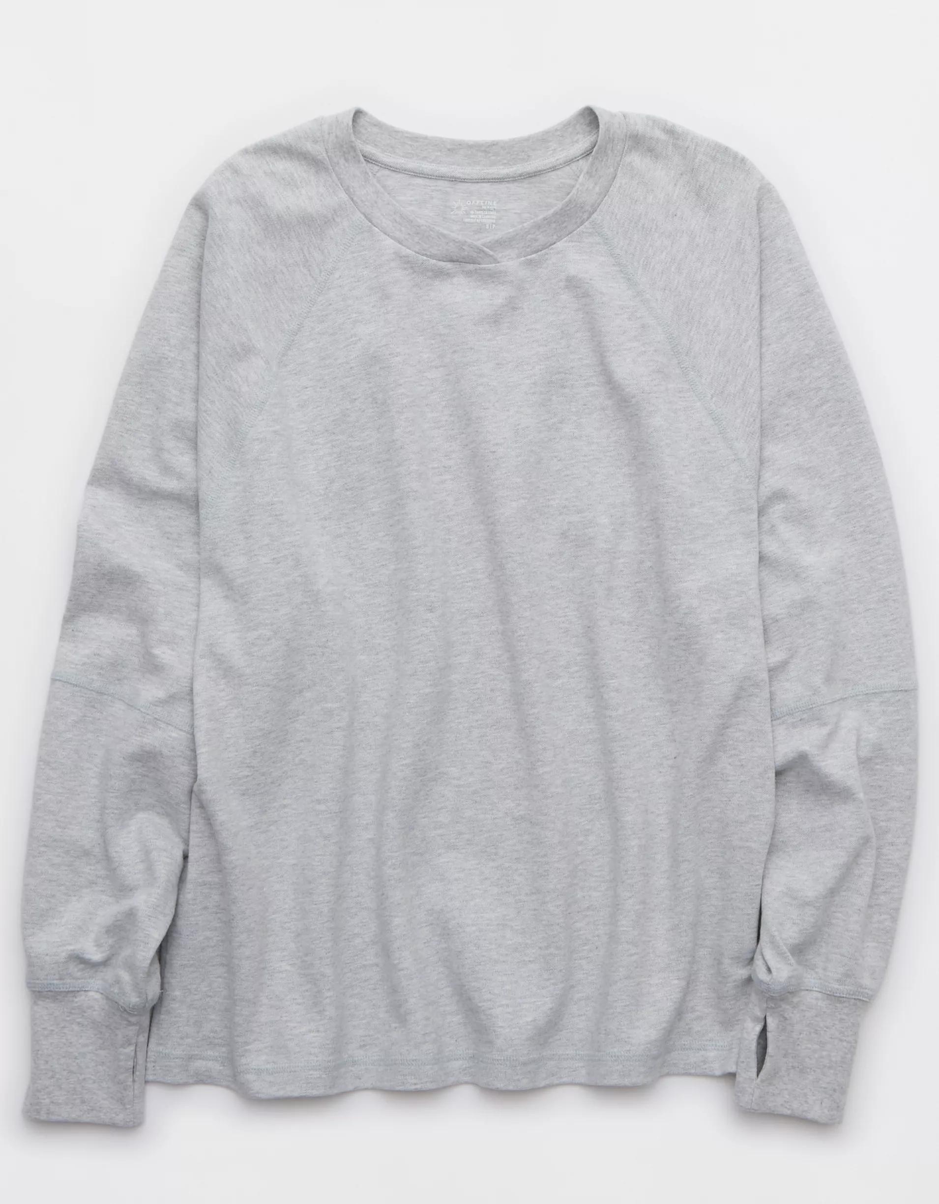 OFFLINE By Aerie Pique Long Sleeve T-Shirt Product Image