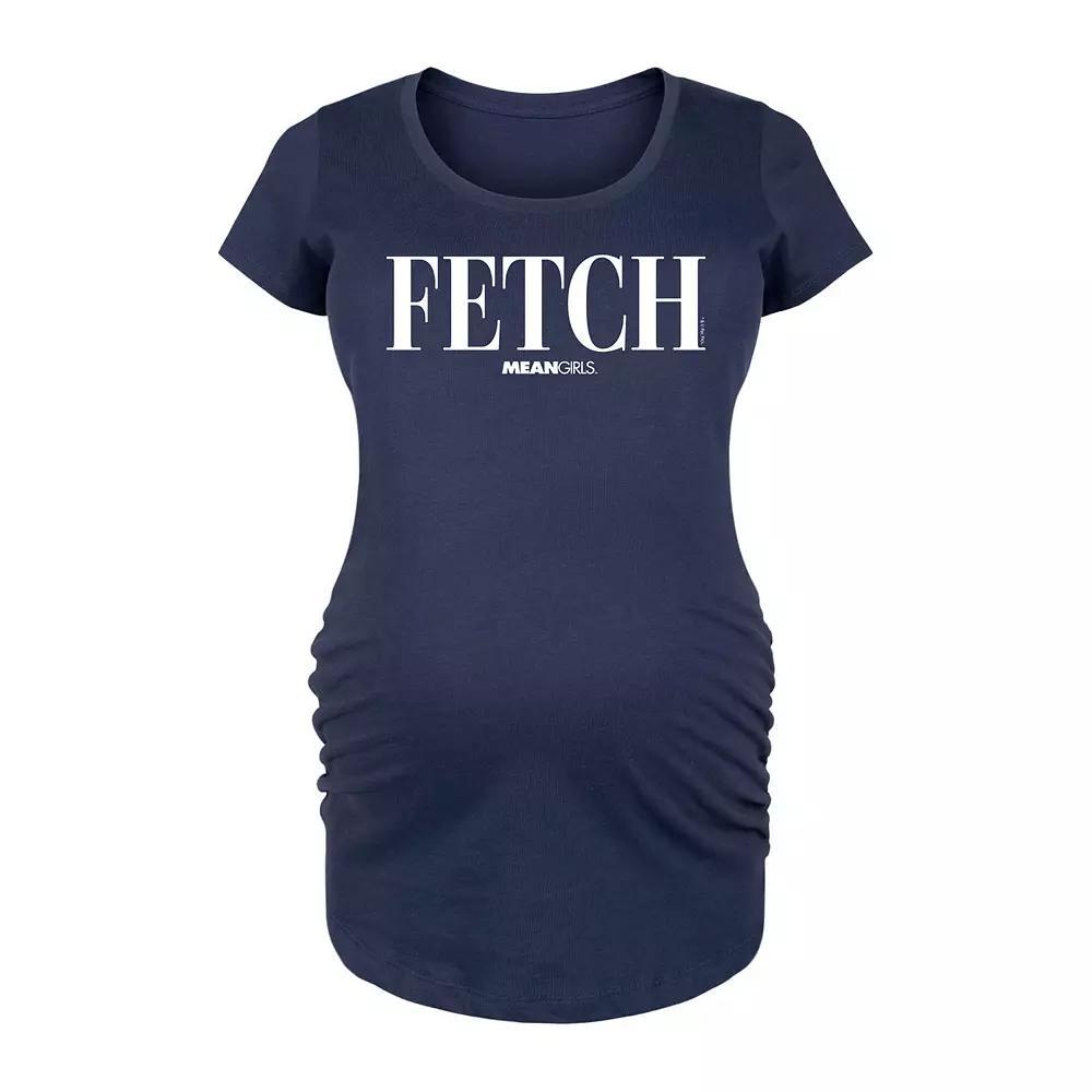Maternity Mean Girls Fetch Graphic Tee, Womens Blue Product Image