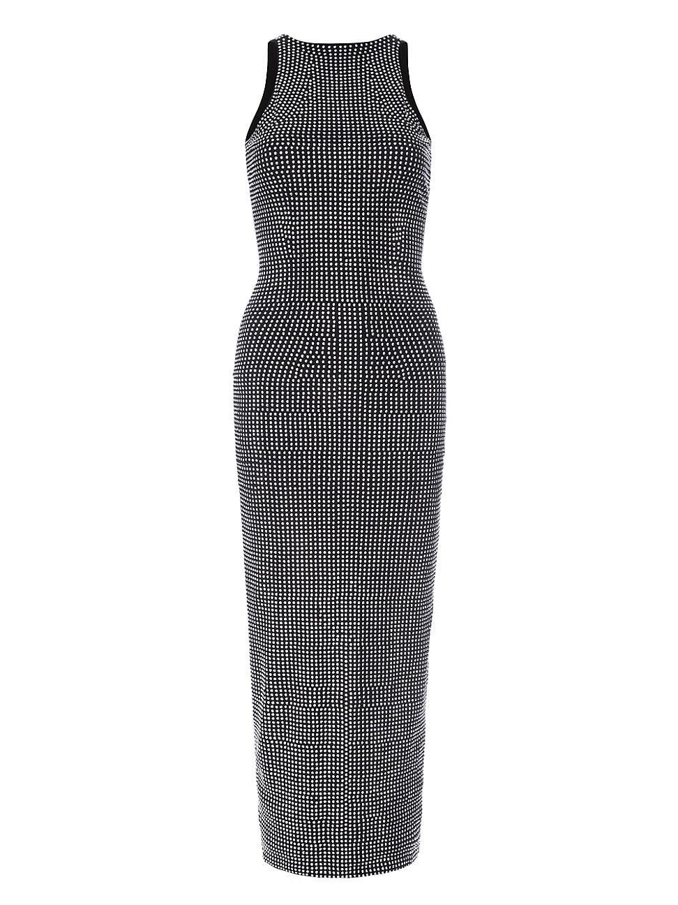 Womens Crystal Midi Dress | | Good American by Khlo Kardashian Product Image