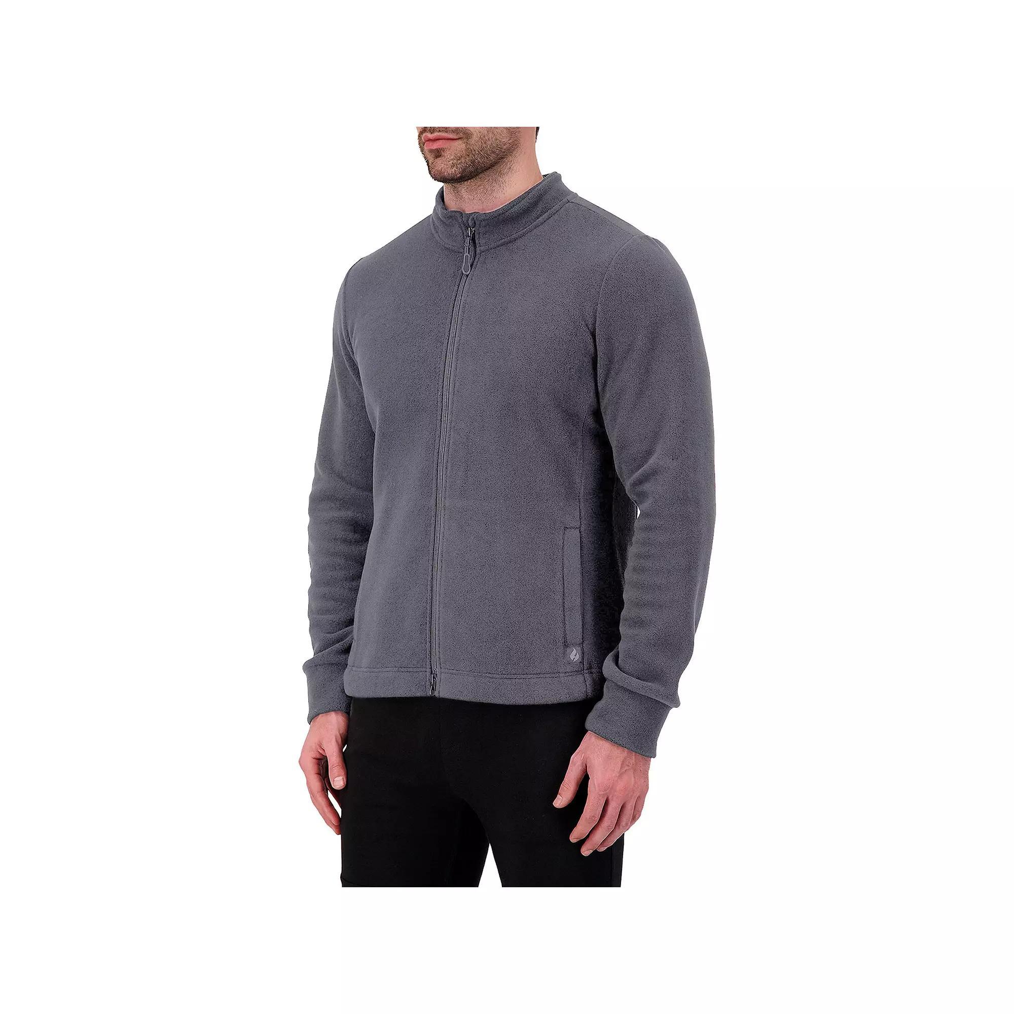 Mens Heat Holders Original Fleece Double Zipper Jacket Product Image