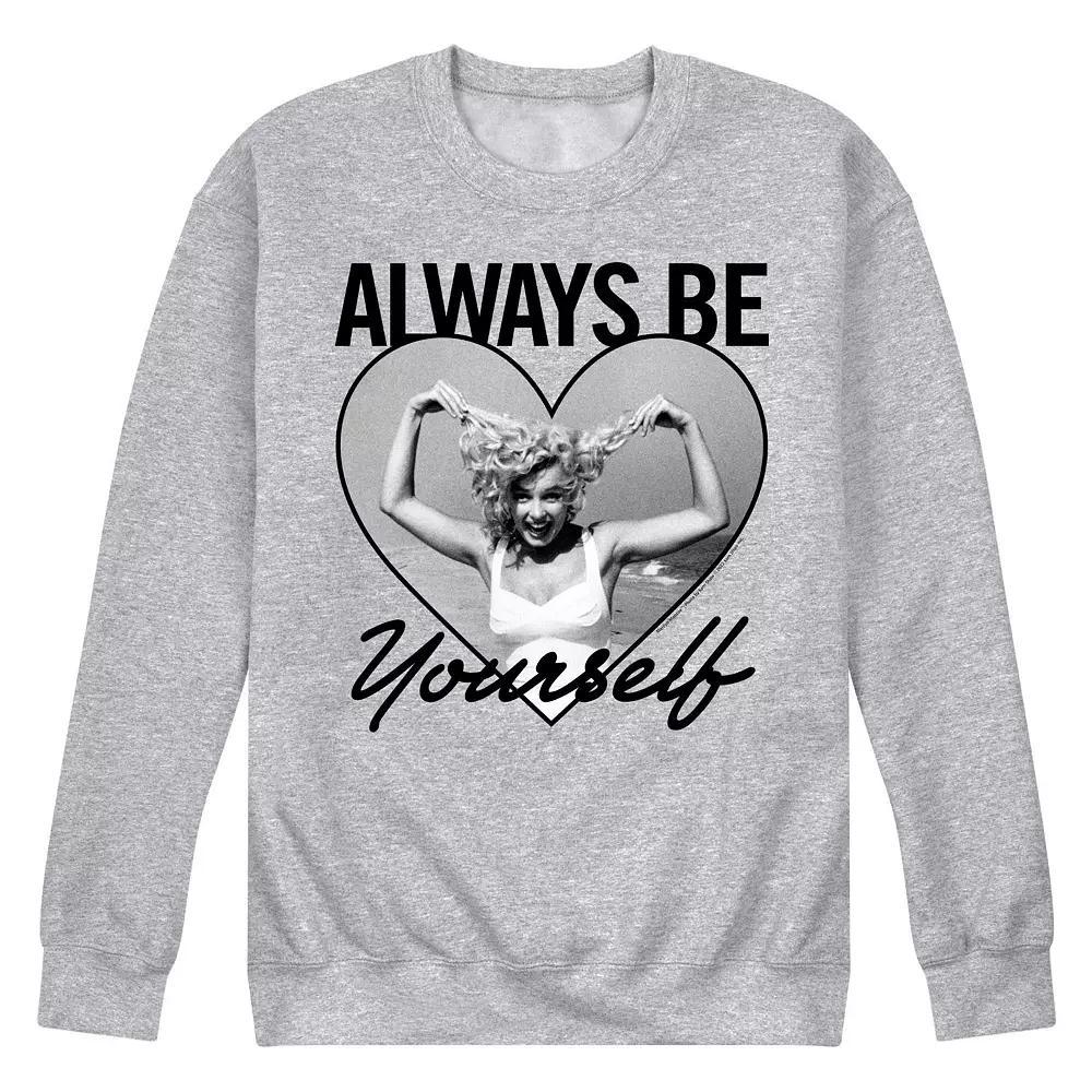 Mens Marilyn Monroe Always Be Yourself Sweatshirt Product Image