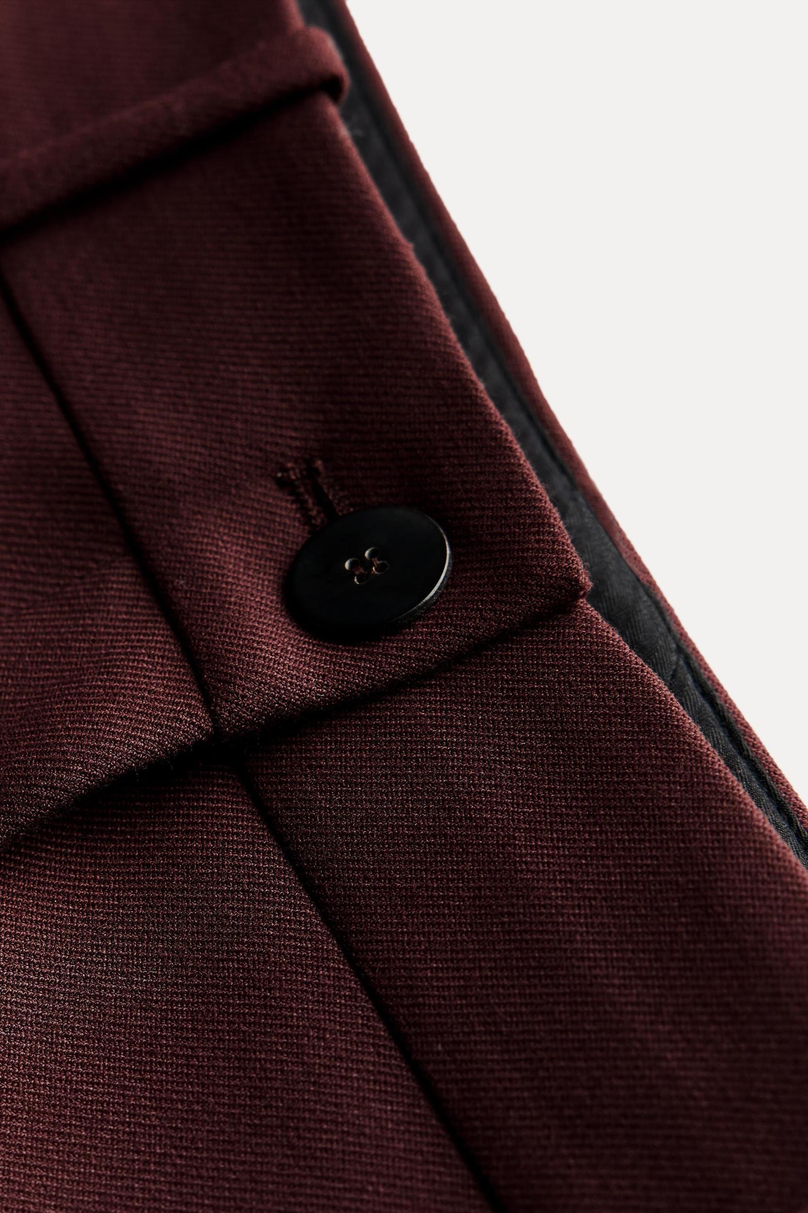 FLARED SEAMED PANTS ZW COLLECTION PANTS Product Image