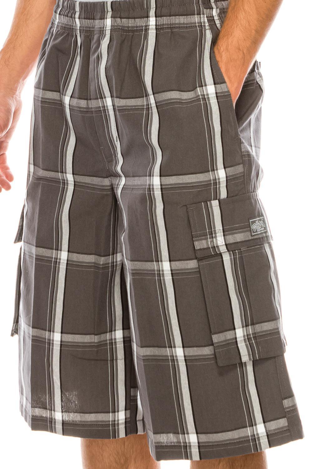 Shaka Wear Plaid Shorts Male Product Image