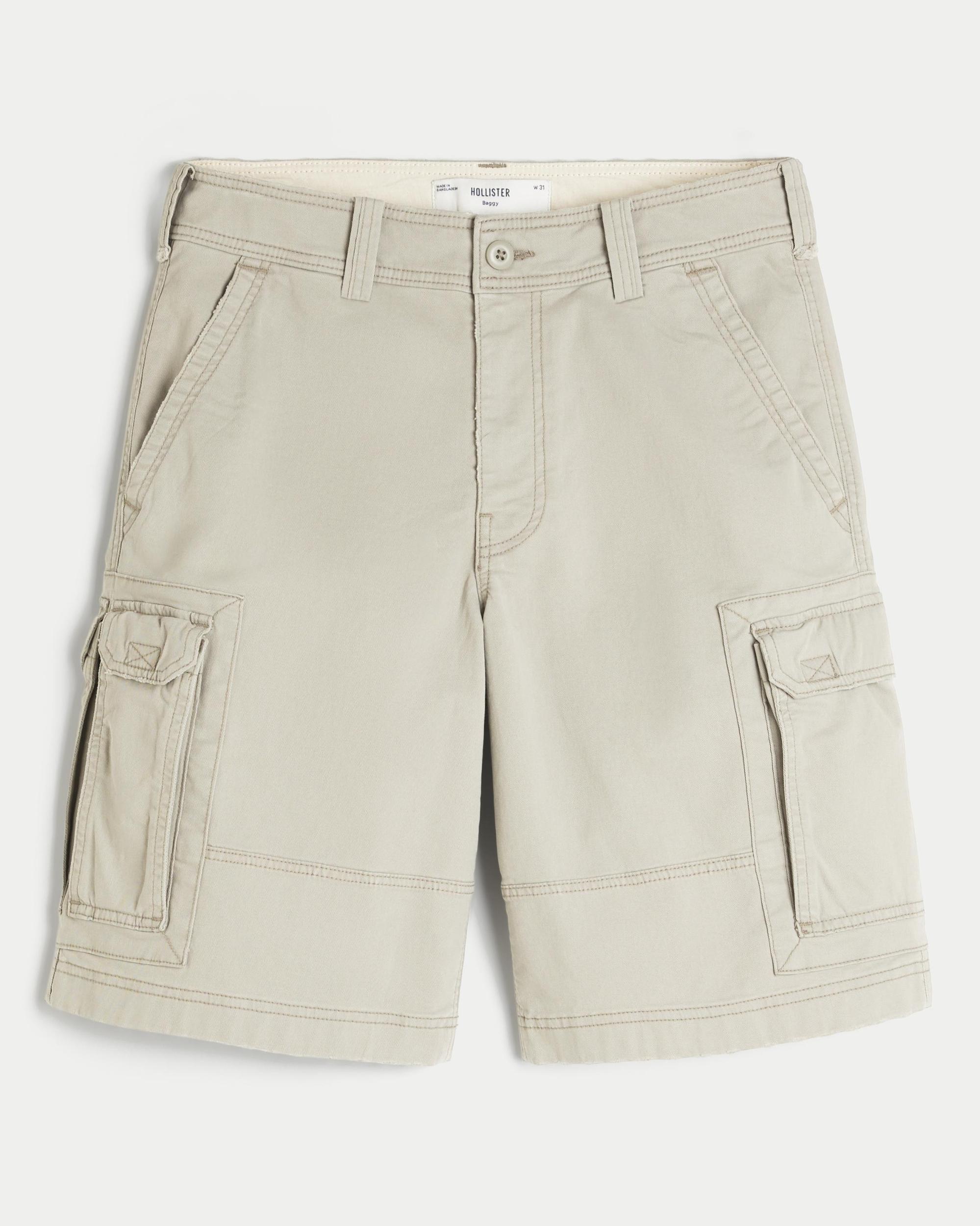At-the-Knee Baggy Cargo Shorts Product Image