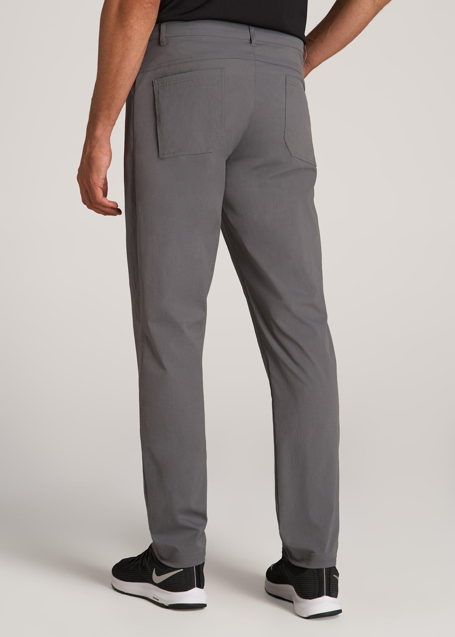 TAPERED-FIT Traveler Pants for Tall Men in White Product Image