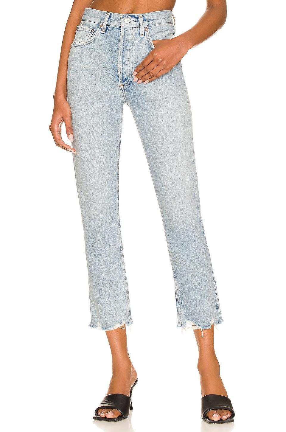 Riley High Rise Straight Crop AGOLDE Product Image