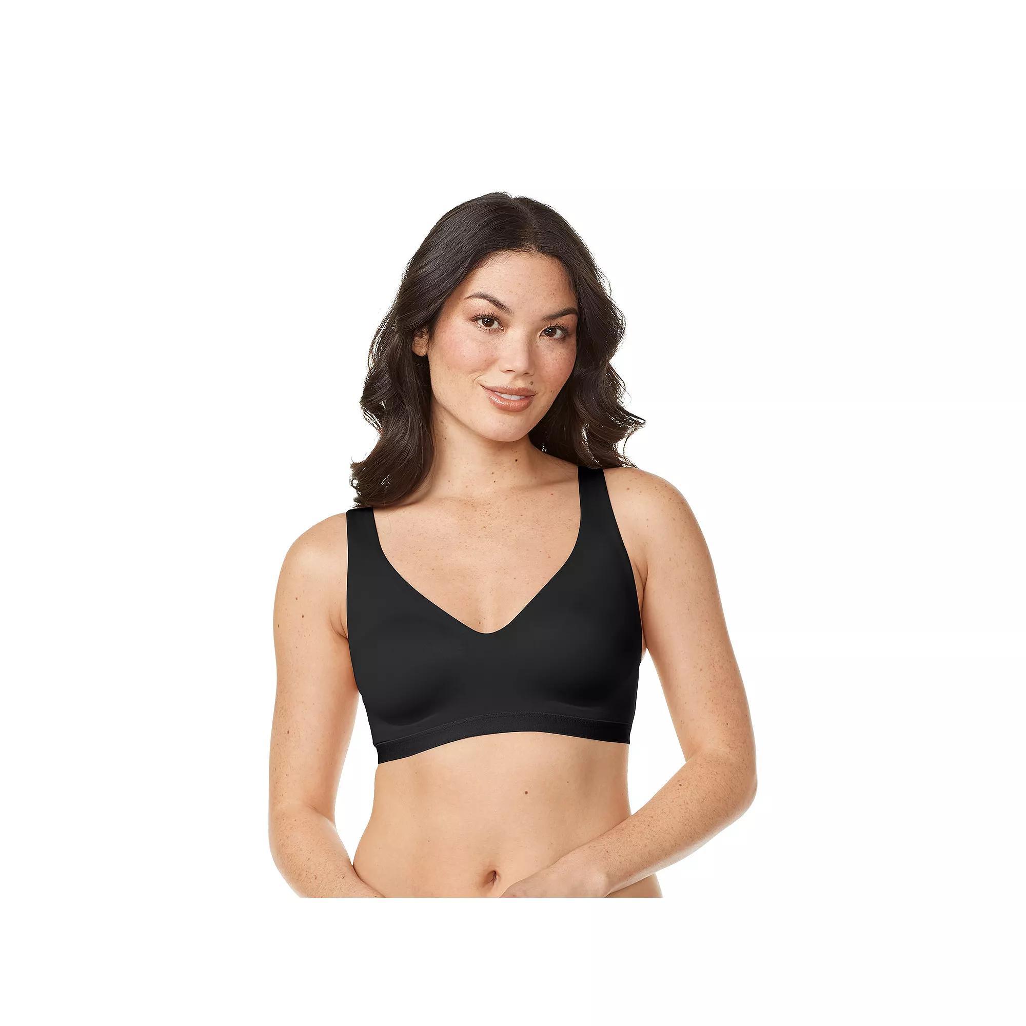 Warners Cloud 9® Super Soft, Smooth Invisible Look Wireless Lightly Lined Comfort Bra RM1041A, Women's, Size: 3XL, Black Product Image