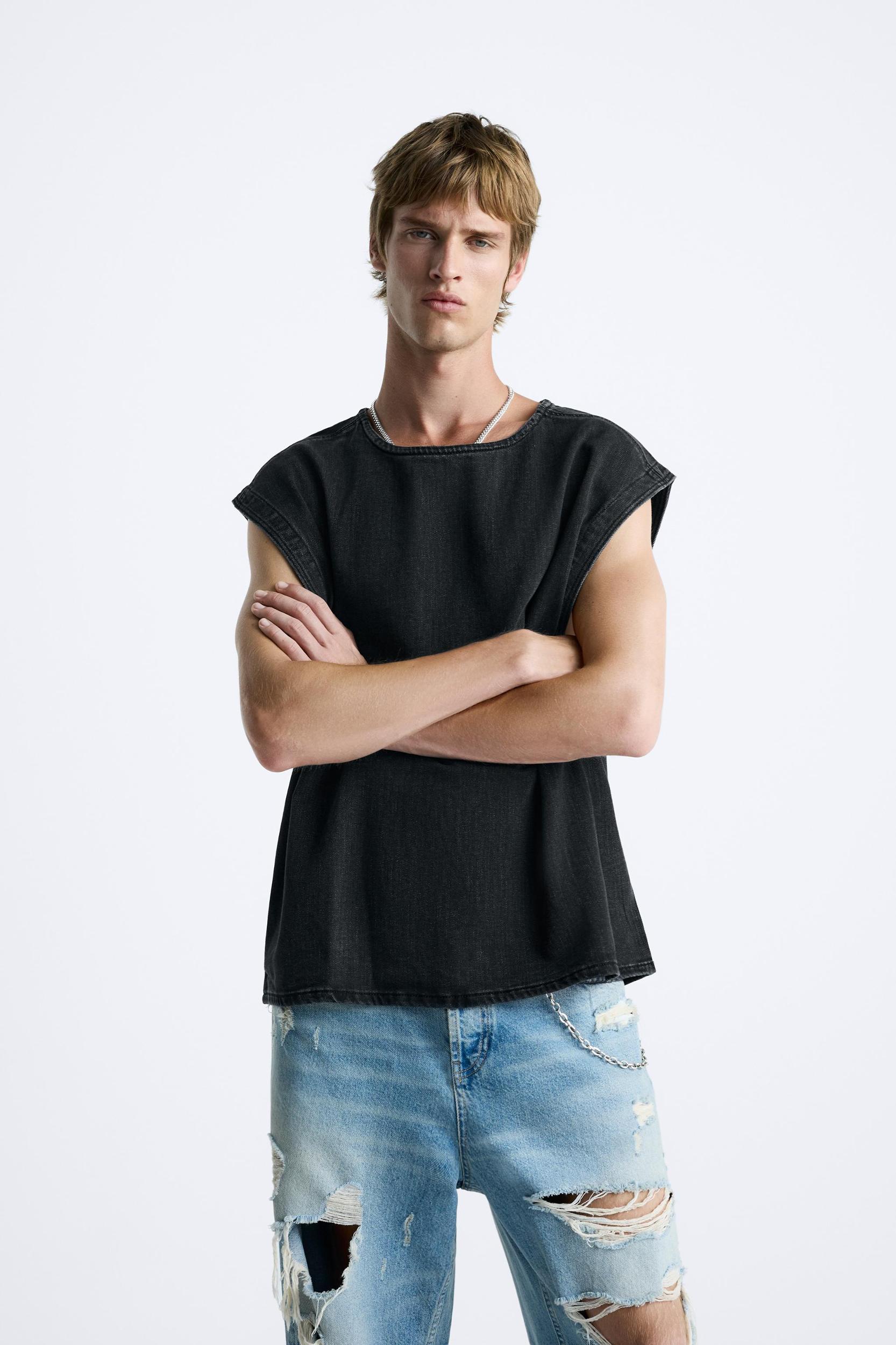 DENIM TANK TOP Product Image