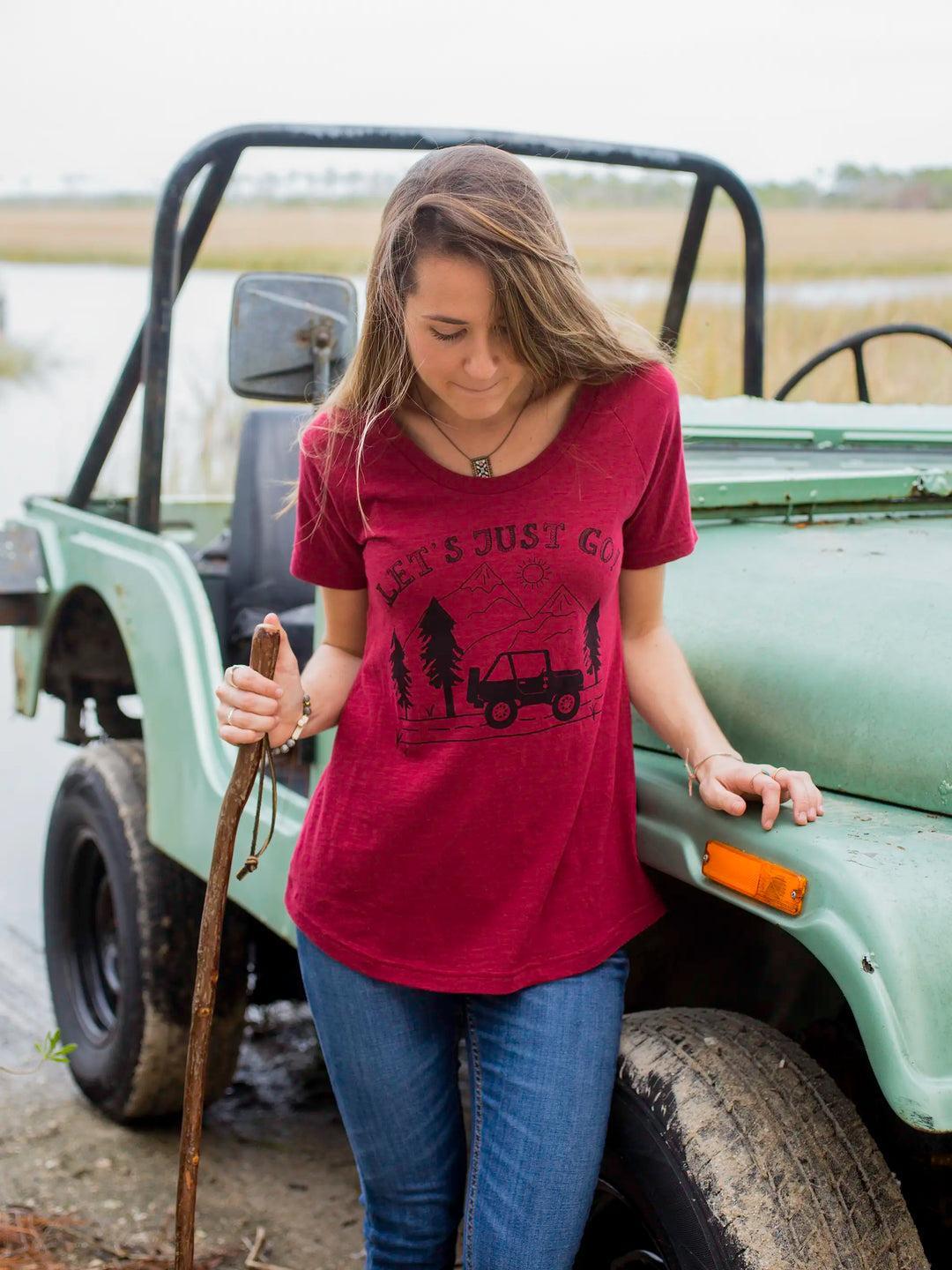 Boho Cotton Tee Shirt Product Image