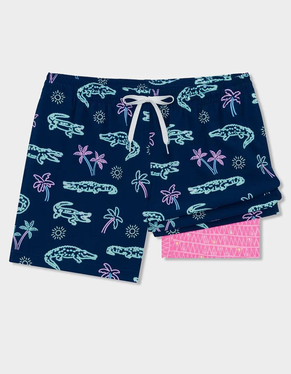 CHUBBIES Lined Classic Mens 5.5'' Volley Shorts - DARK BLUE Product Image