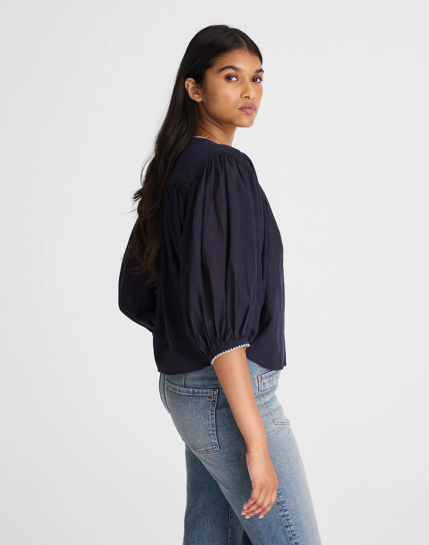 Balloon-Sleeve Top Product Image