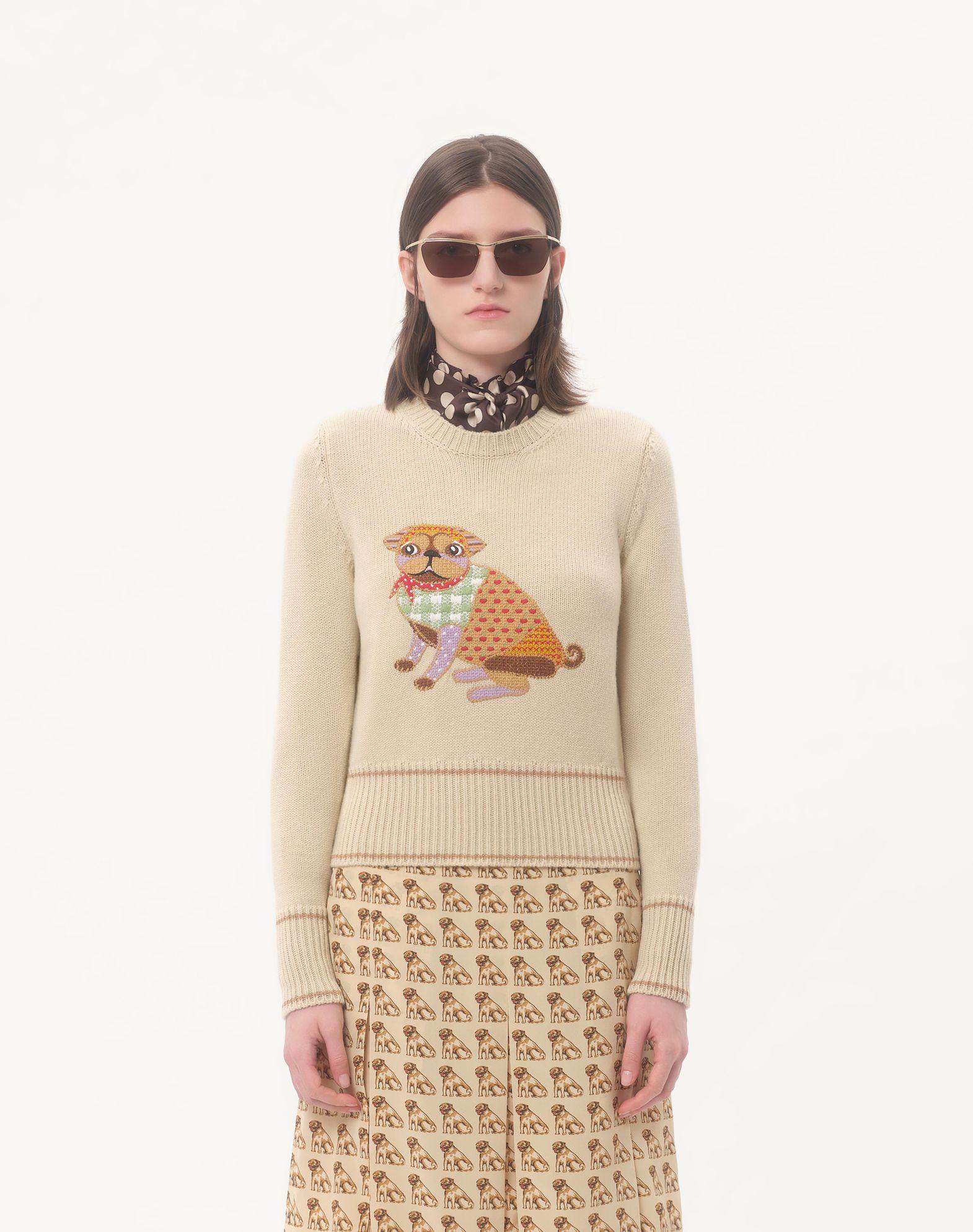 Le Chien De La Maison Embroidered Sweater Product Image