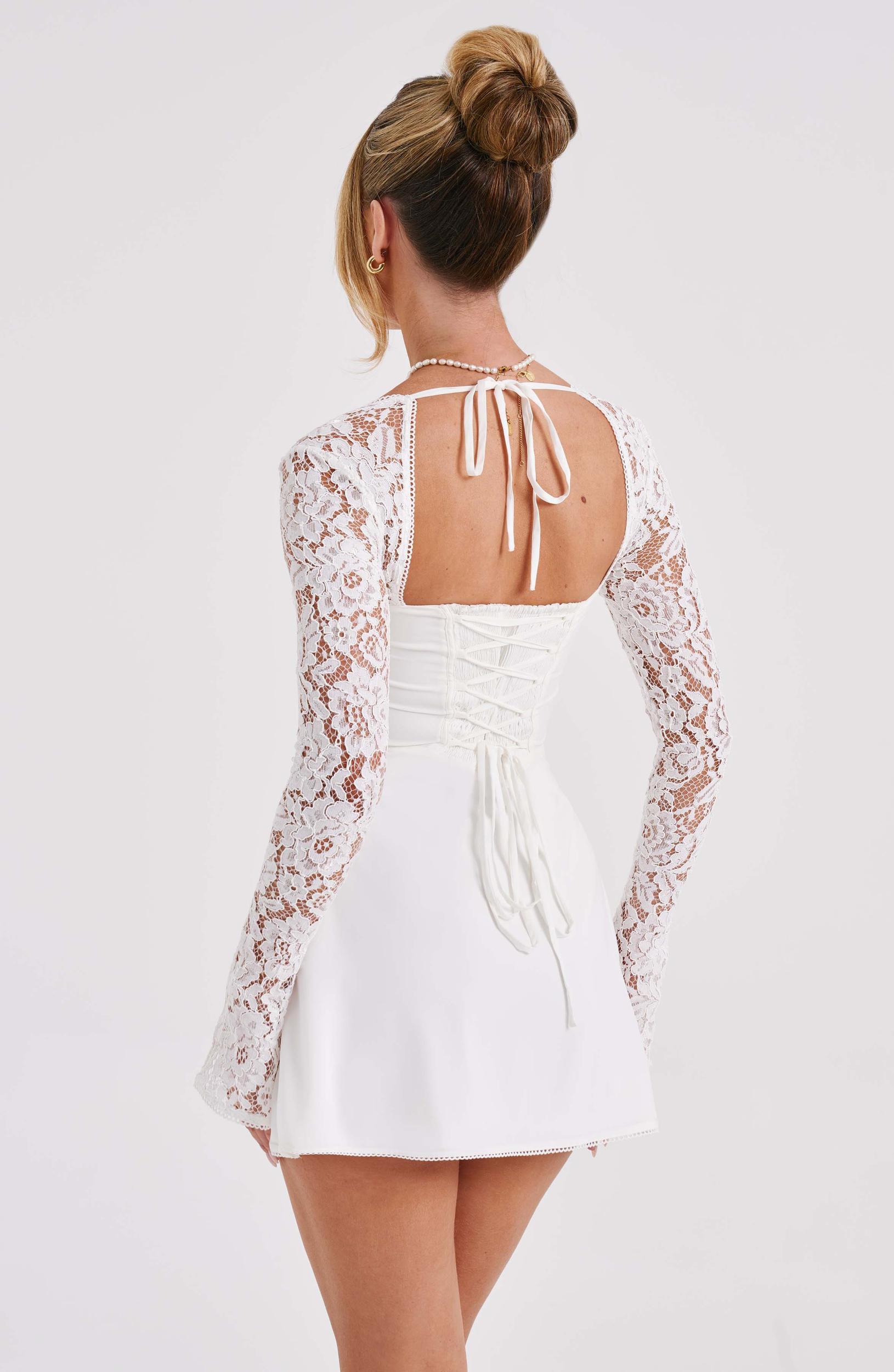 Jacinta Mini Dress - Ivory Product Image