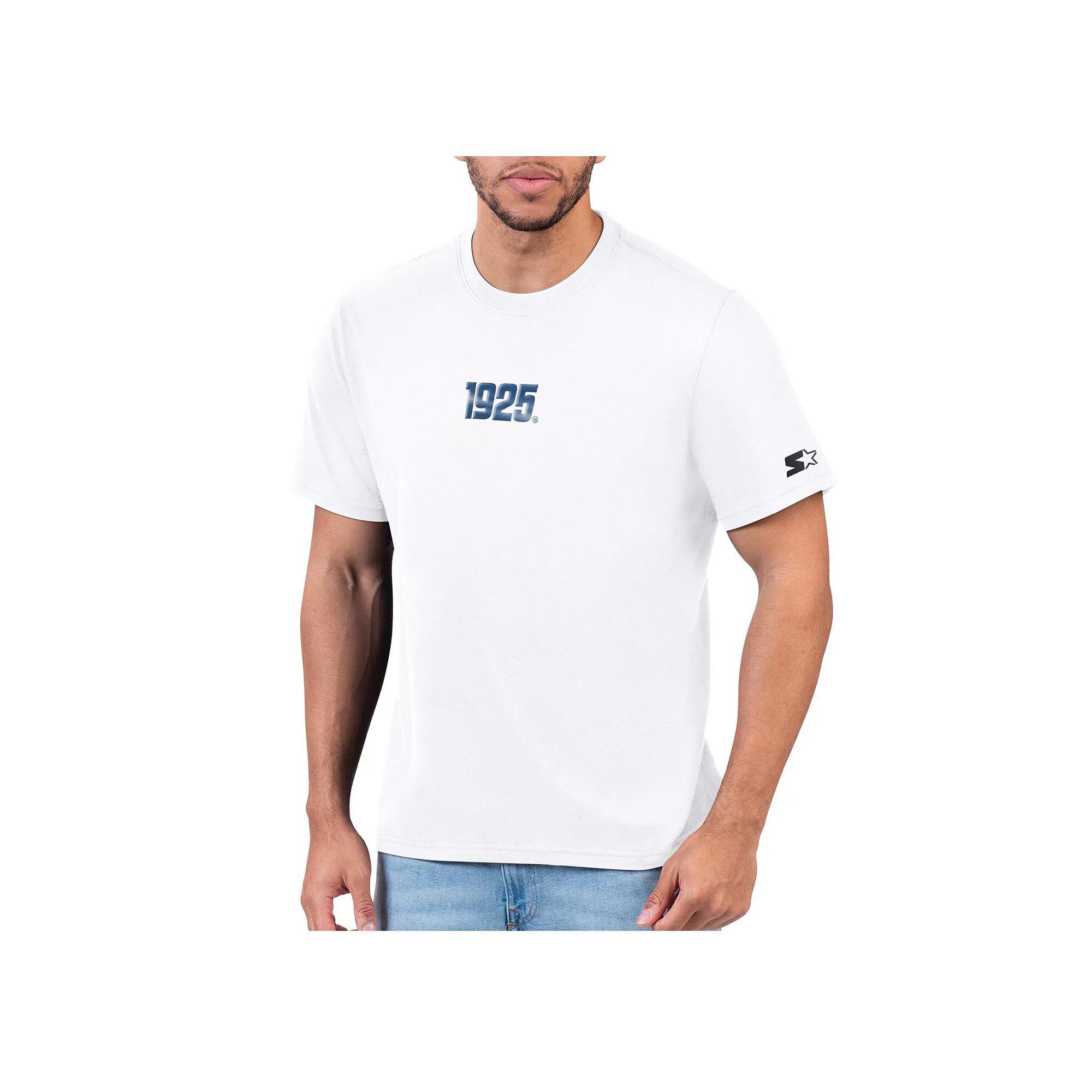 Men's Starter White New York Giants 1925 Collection T-Shirt, Size: Large Product Image