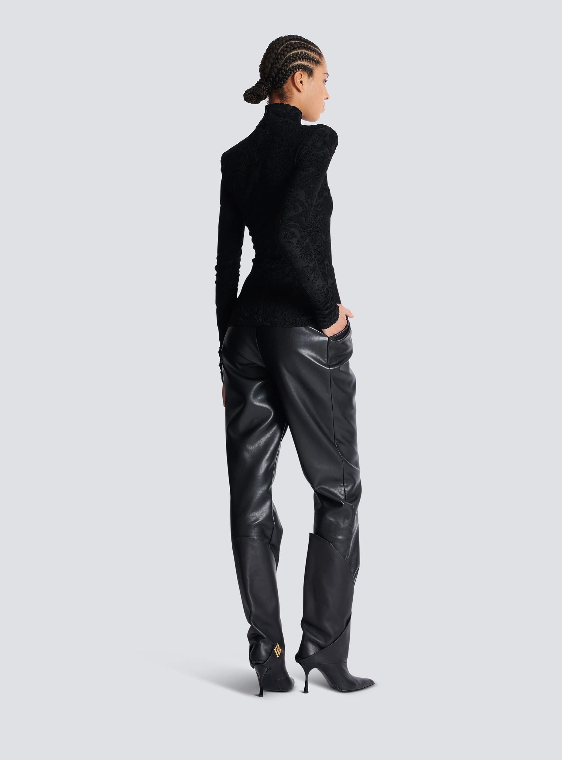 Baroque pattern long-sleeved top Product Image