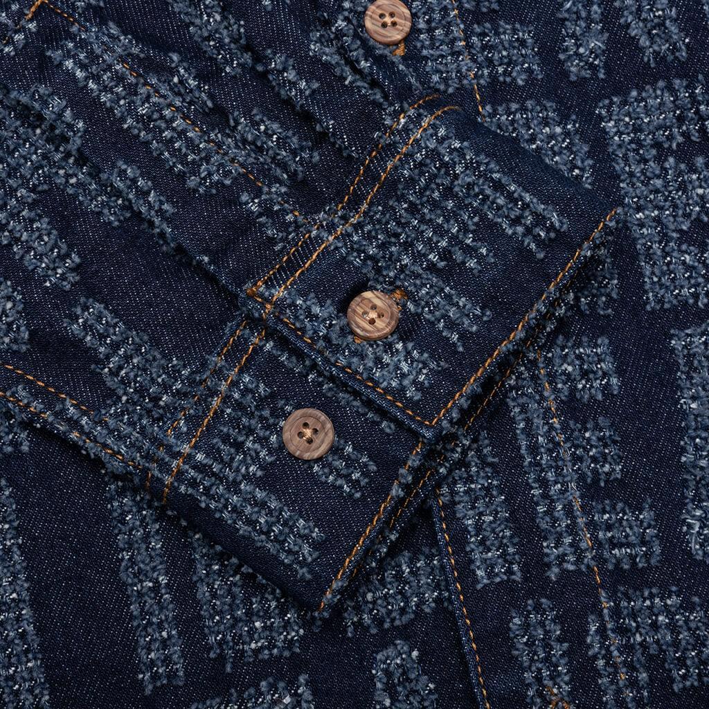 Oversized Echo L/S Shirt - Blue Moon Male Product Image