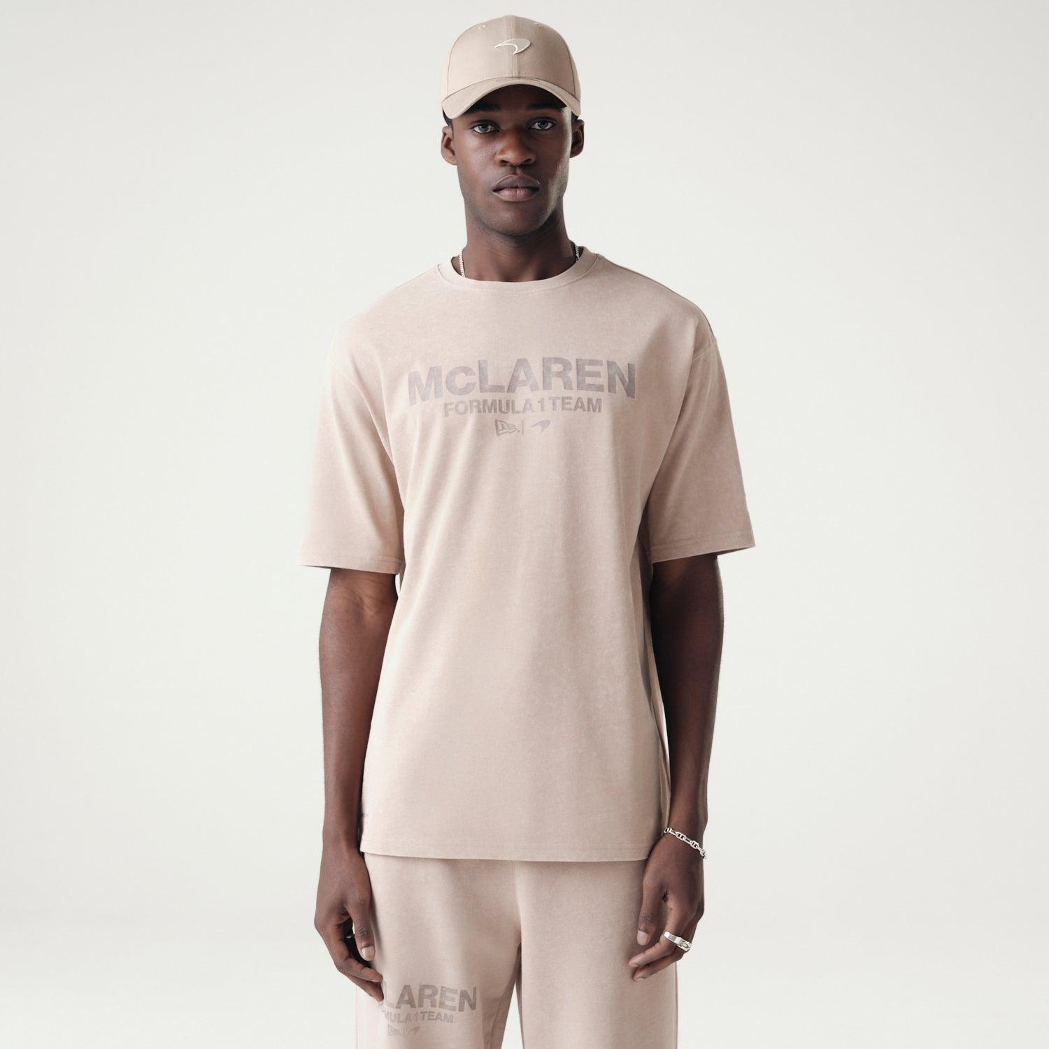 McLaren Formula 1 Team Washed Taupe T-Shirt Male Product Image