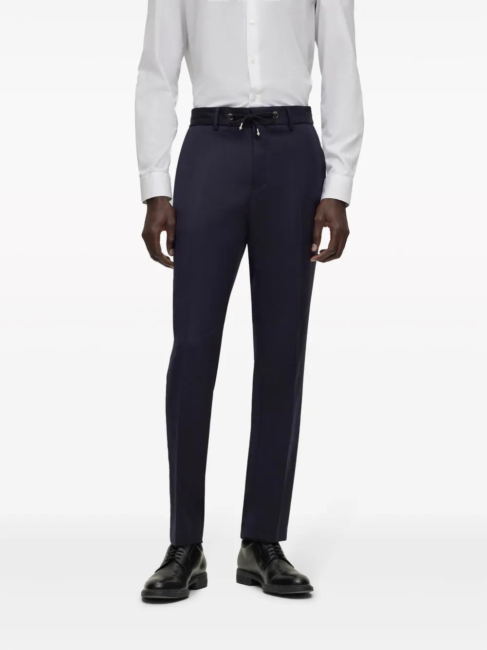 H-Genius-DS-B1 slim-cut trousers Product Image
