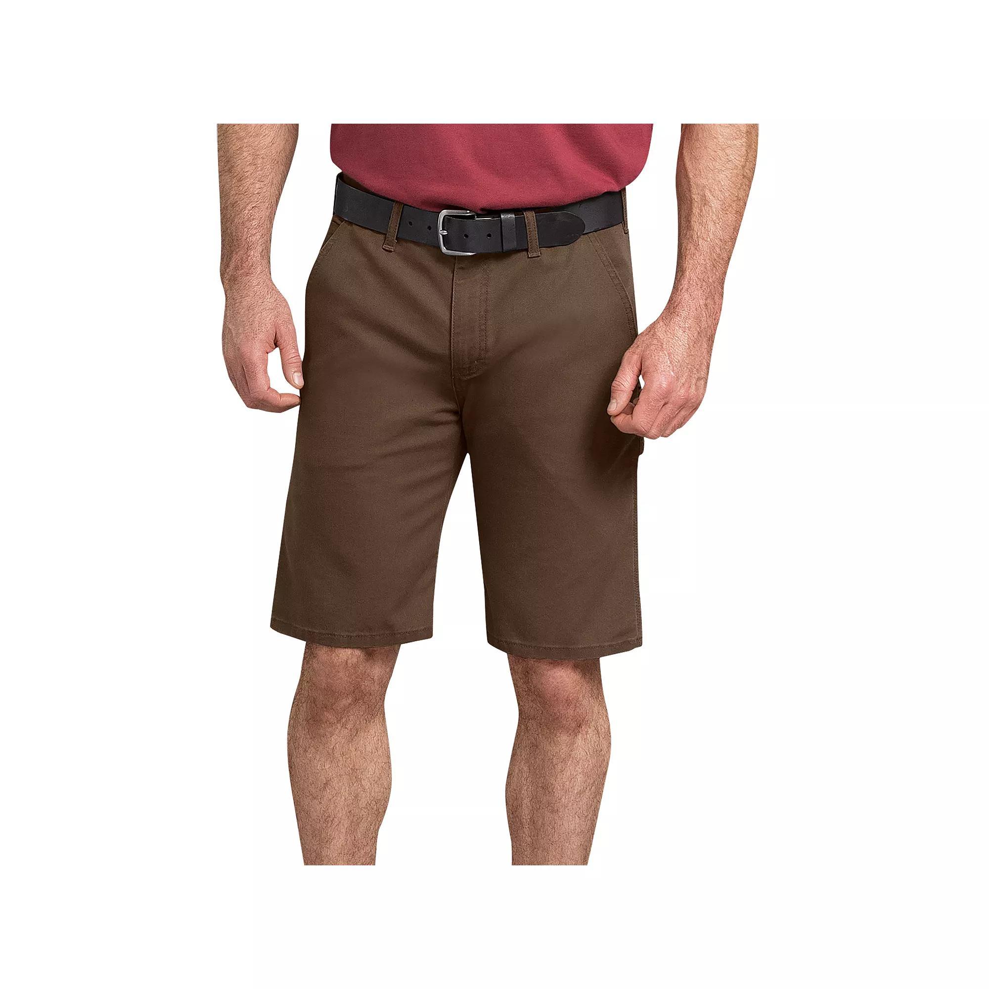 Men's Dickies TOUGH MAX Duck Carpenter Shorts, Size: 36, Green Product Image