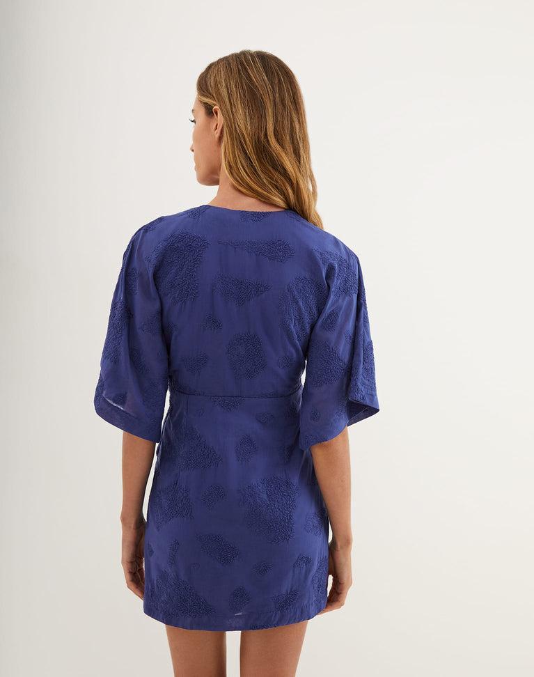 Pietra Short Dress - Sapphire Product Image