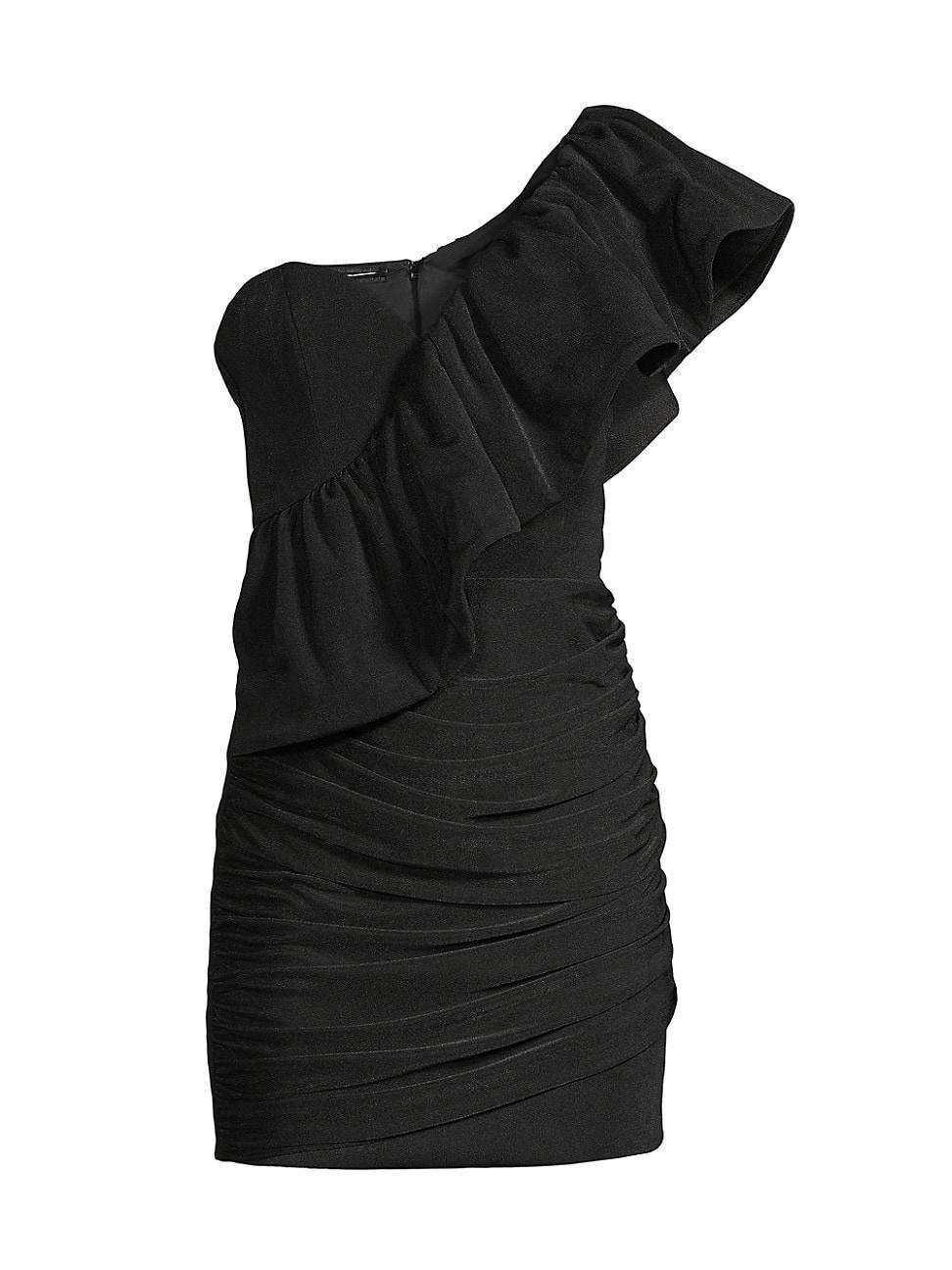 Womens Take Flight Ruffled Mini Dress Product Image