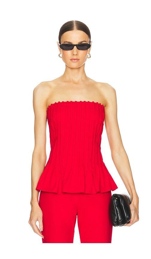 Canvas Stitch-detailed Bustier SELMACILEK Product Image