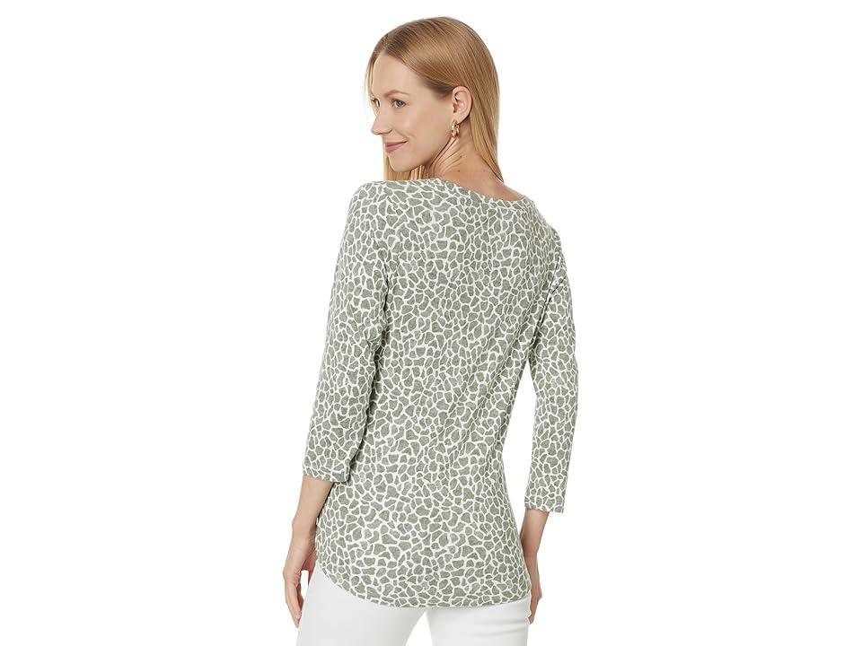 Tommy Bahama Ashby Isles Safari Spots Tee (Tea Leaf) Women's Clothing Product Image