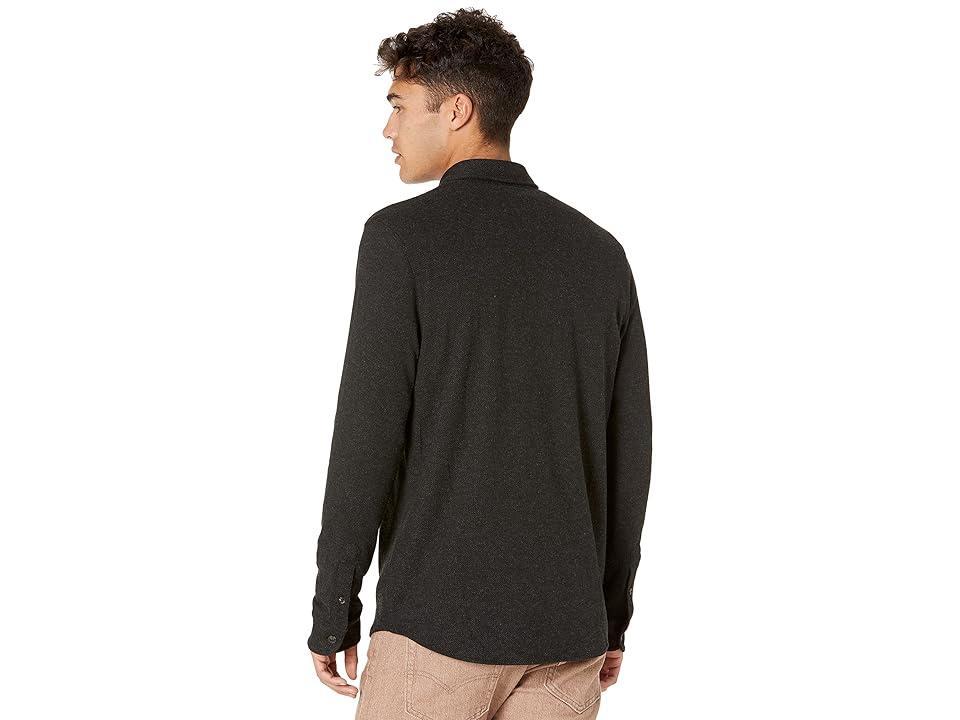Faherty Legend Sweater Shirt Heathered Black Twill S Product Image