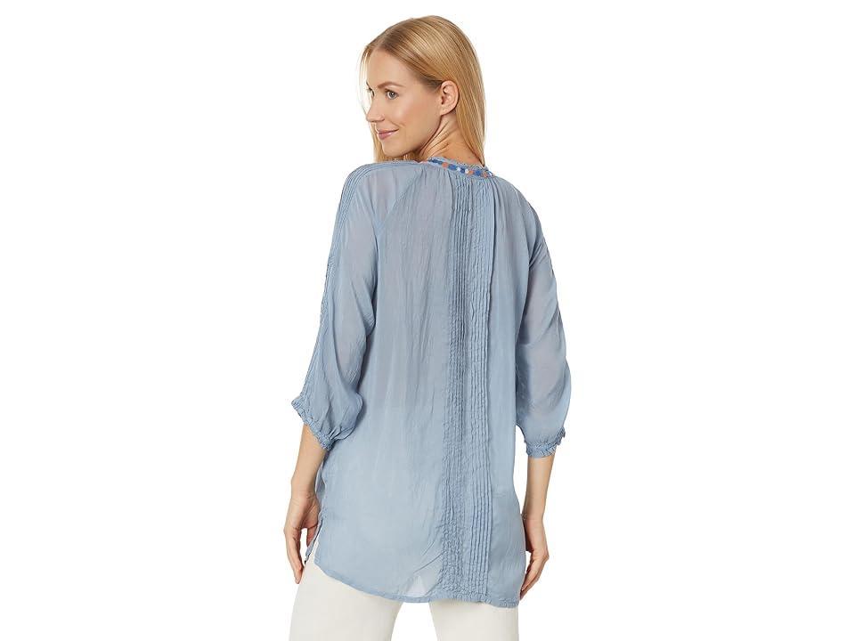 Johnny Was Leona Tunic (Fog) Women's Clothing Product Image