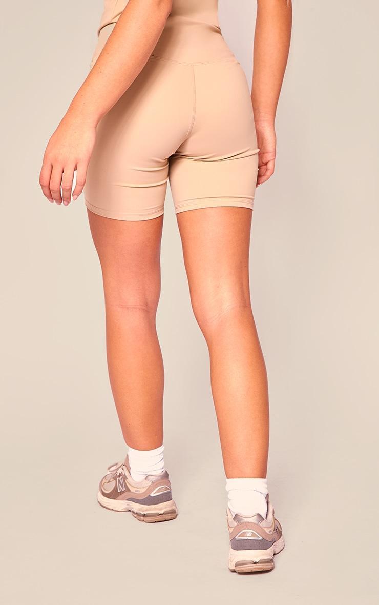 Mocha Ultimate Sculpt High Waist Gym Shorts Product Image