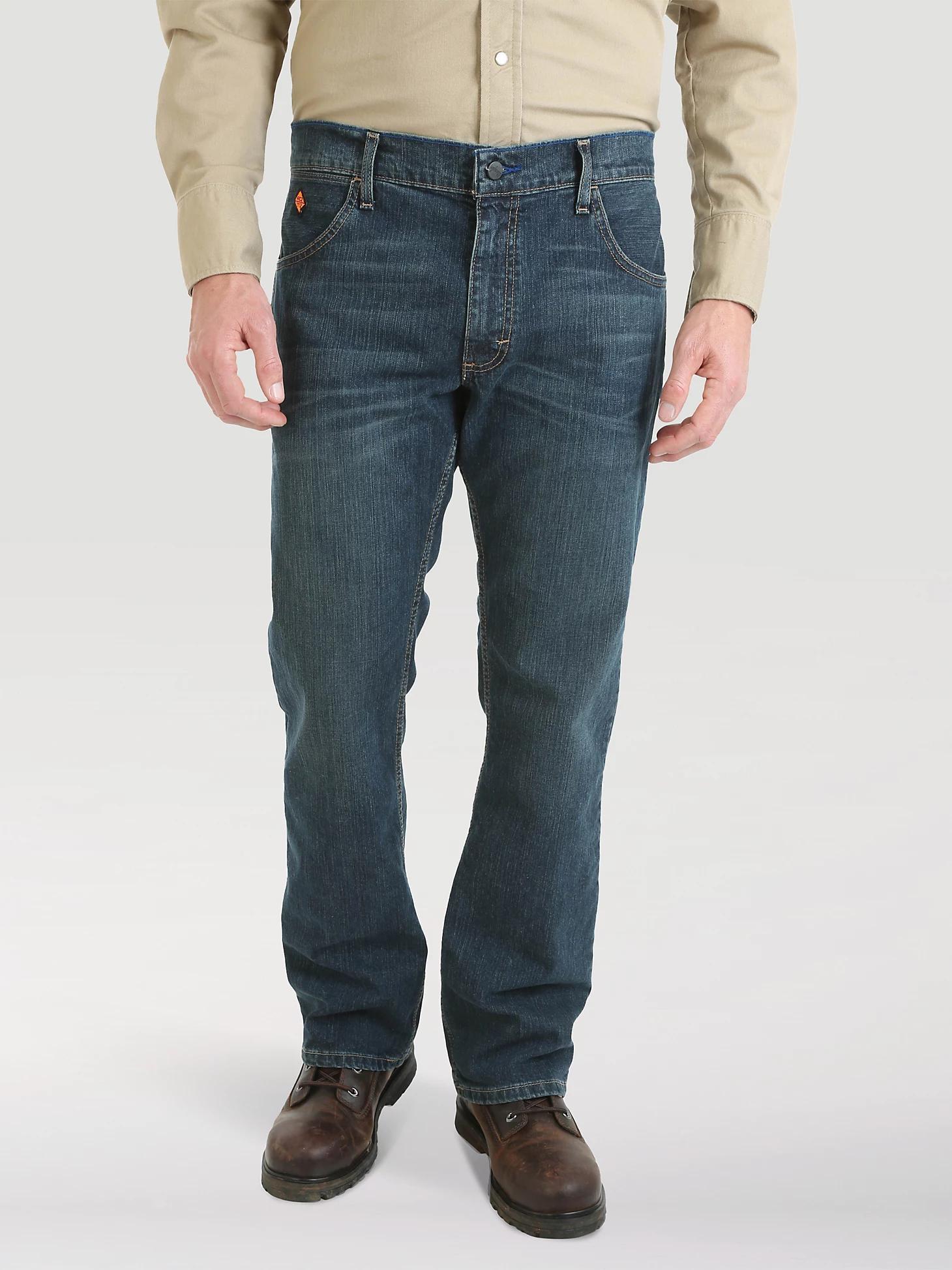 Wrangler® FR Flame-Resistant Retro® Slim Boot Jean | Men's JEANS | Wrangler® Product Image