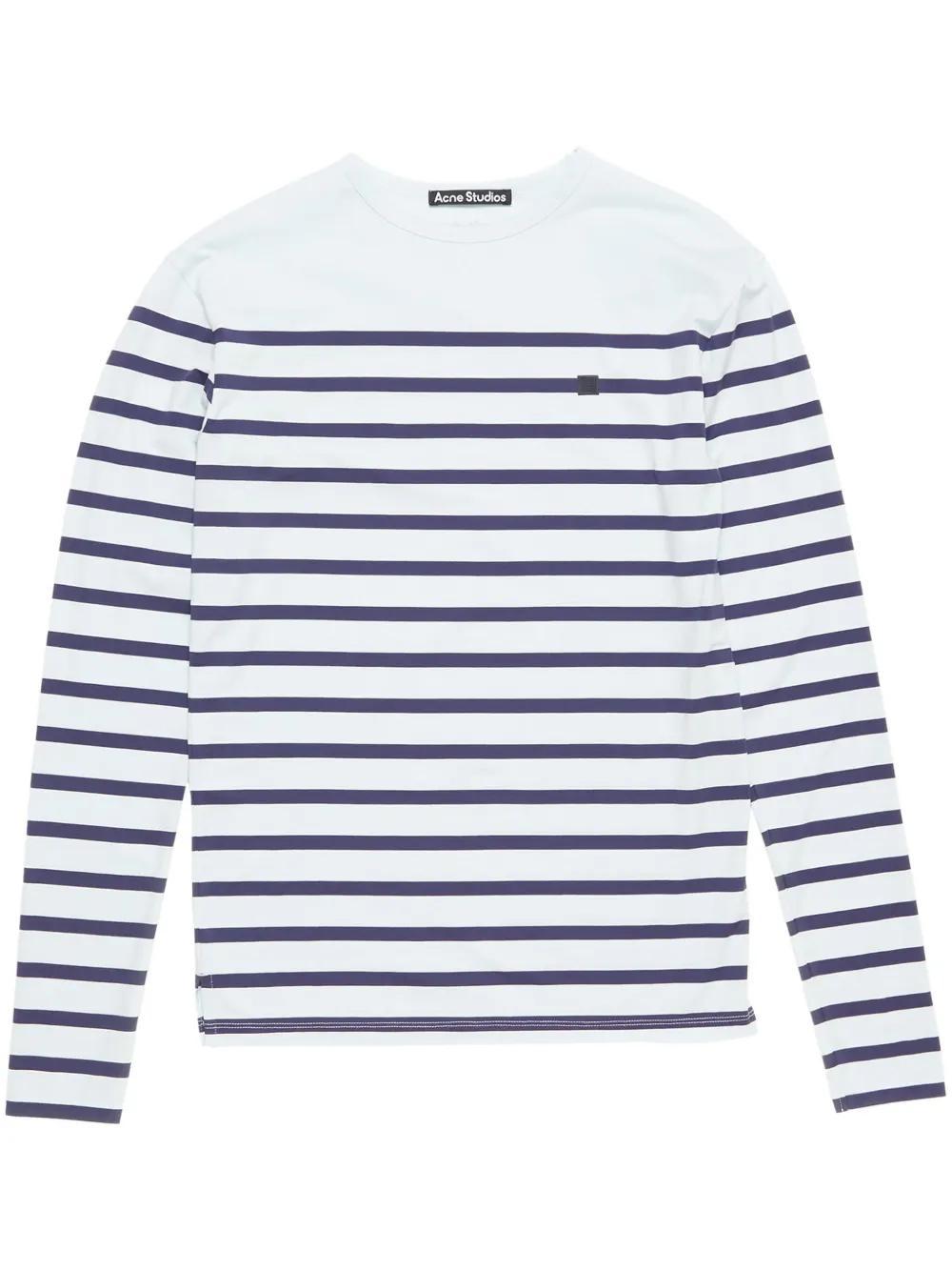 ACNE STUDIOS Long Sleeve T-shirt In Blue Product Image