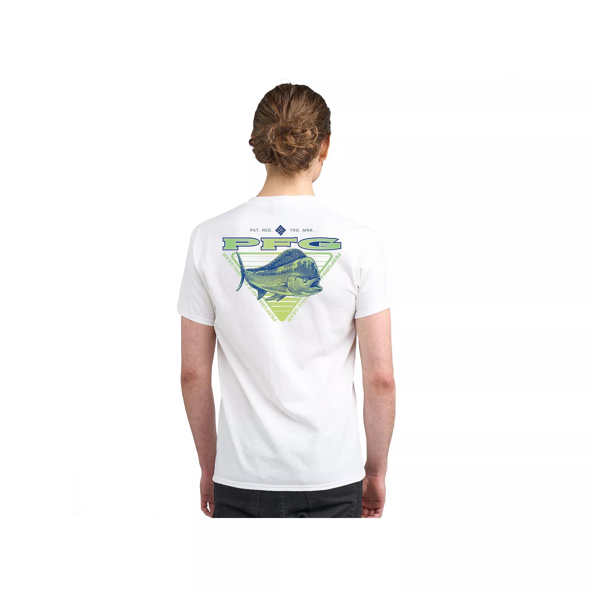 Mens Columbia PFG Performance Fishing Gear Short Sleeve Graphic Tee Product Image