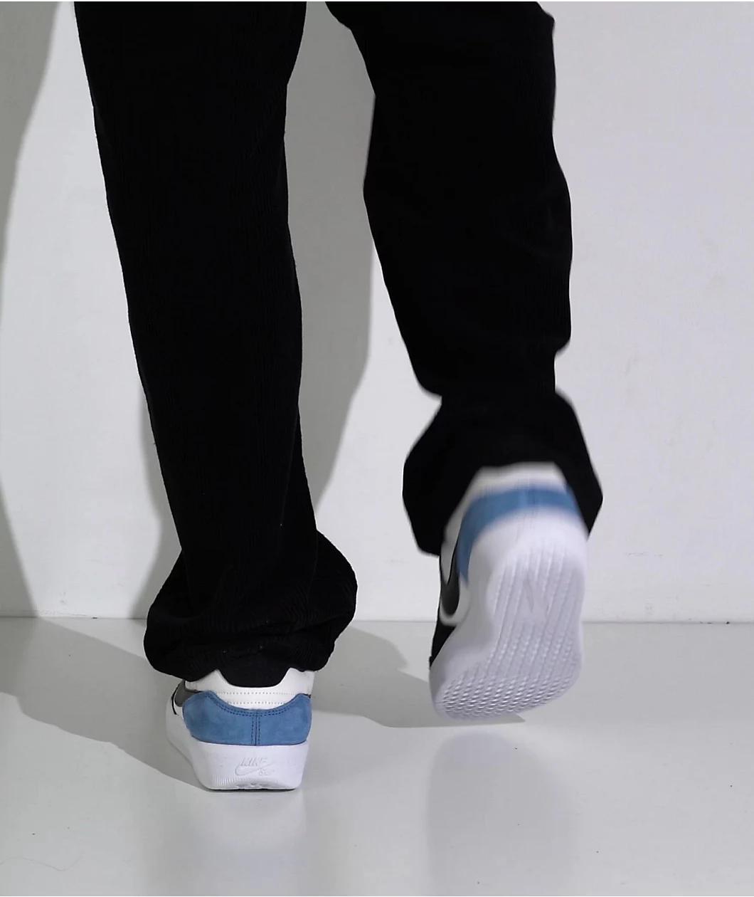 Nike SB Force 58 Dutch Blue, Black, & White Skate Shoes Product Image